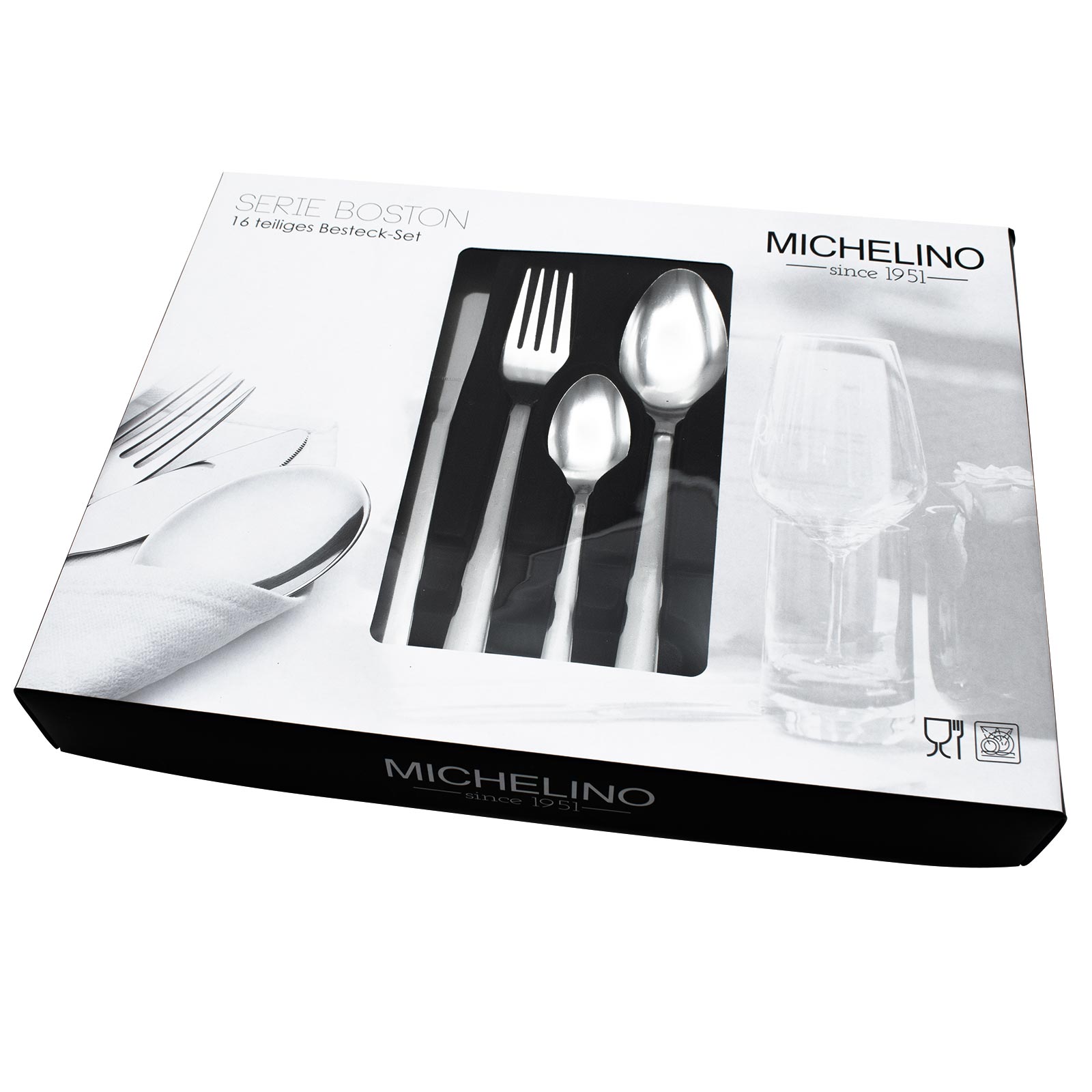 16-teiliges Besteck-Set - Edelstahl