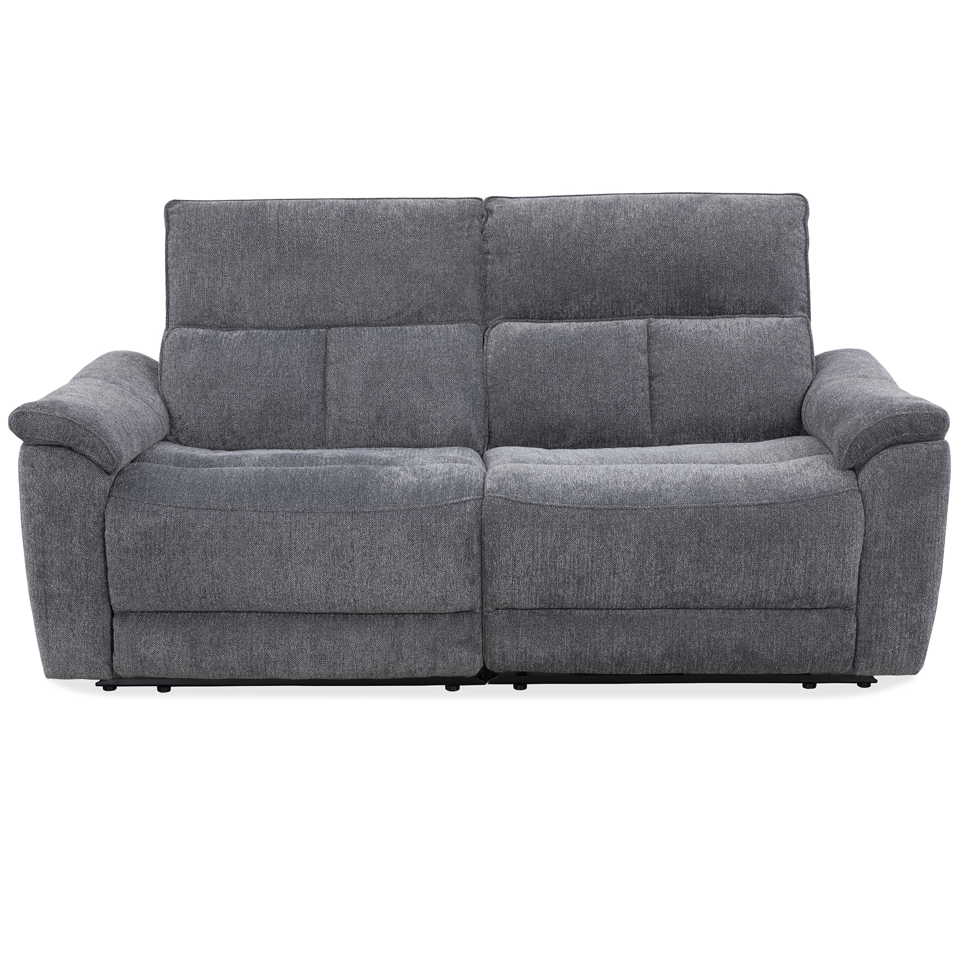2,5-Sitzer-Sofa - anthrazit - Webstoff - elektrische Relaxfunktion