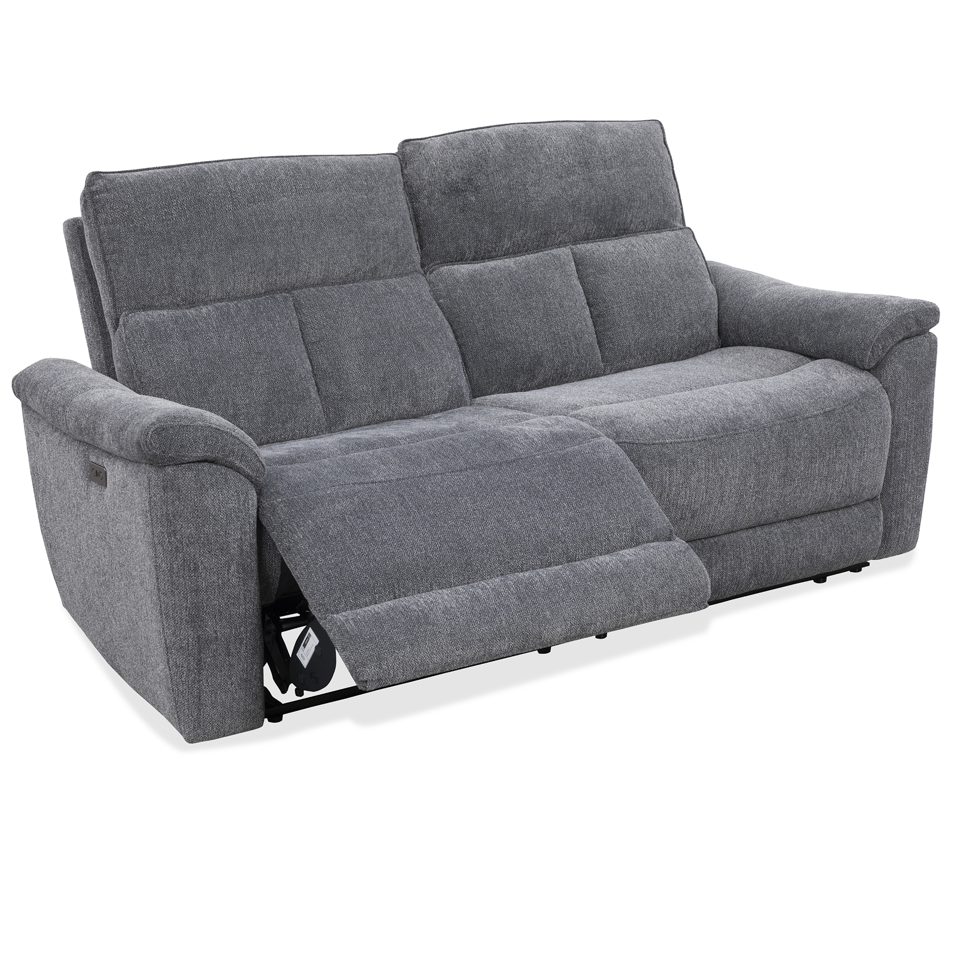 2,5-Sitzer-Sofa - anthrazit - Webstoff - elektrische Relaxfunktion