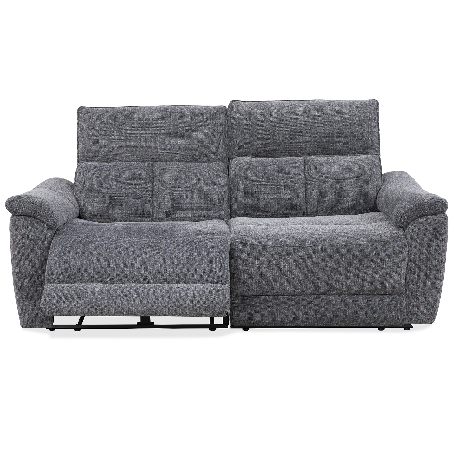 2,5-Sitzer-Sofa - anthrazit - Webstoff - elektrische Relaxfunktion