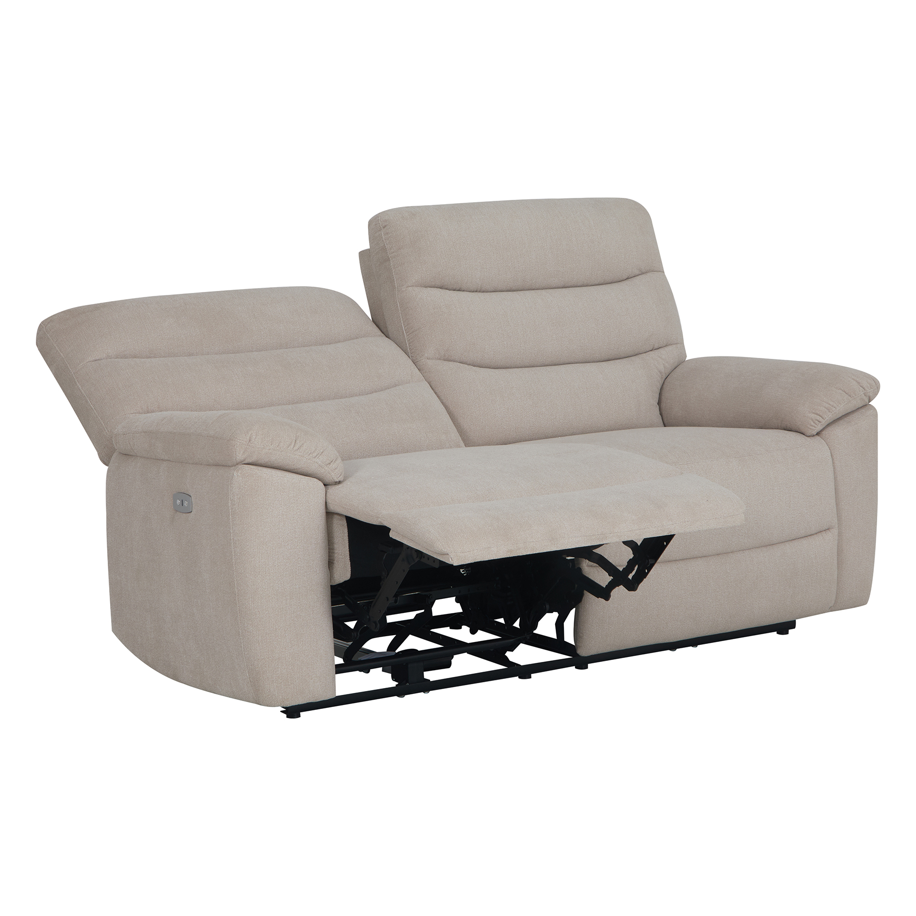 2,5-Sitzer-Sofa - beige - elektrische Relaxfunktion
