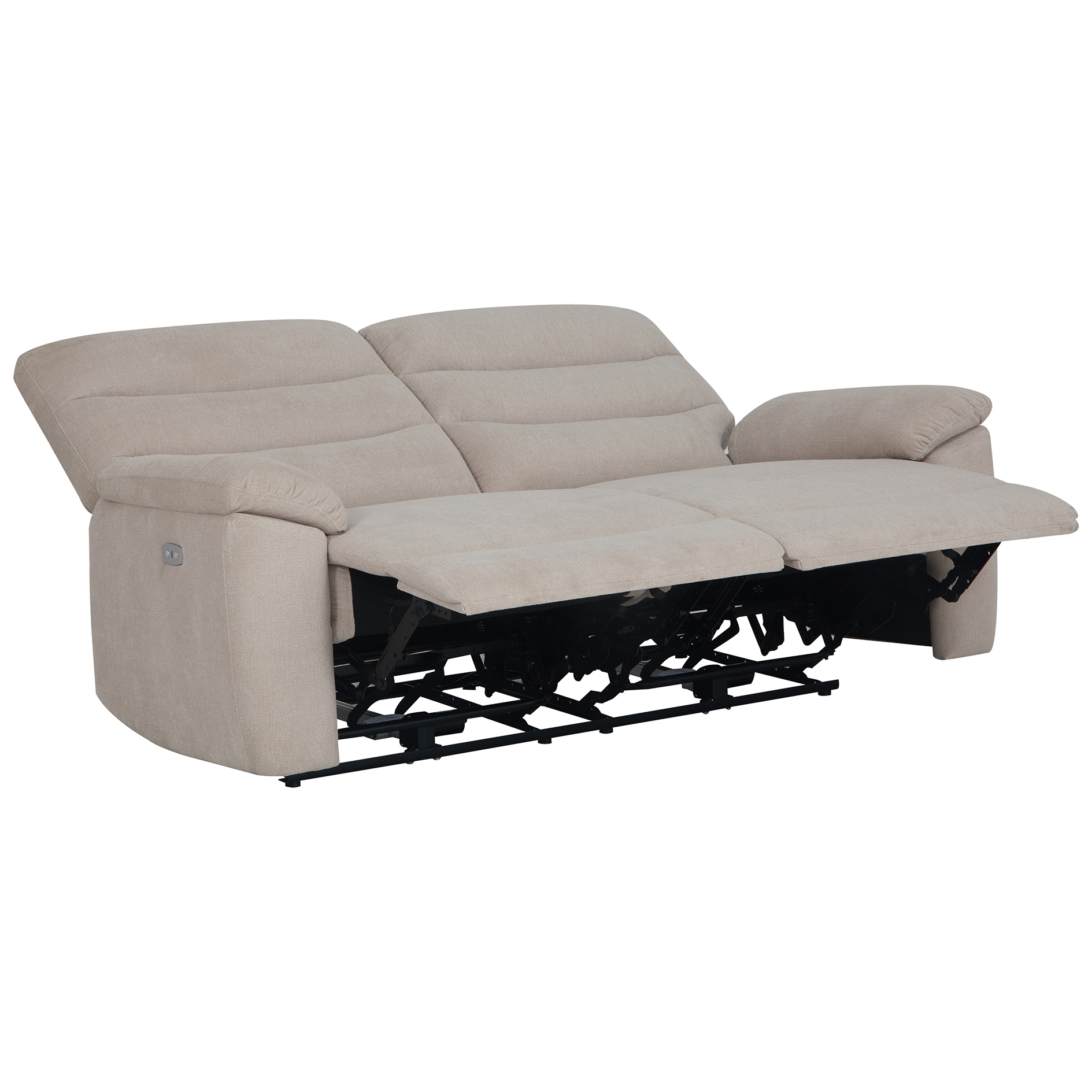 2,5-Sitzer-Sofa - beige - elektrische Relaxfunktion