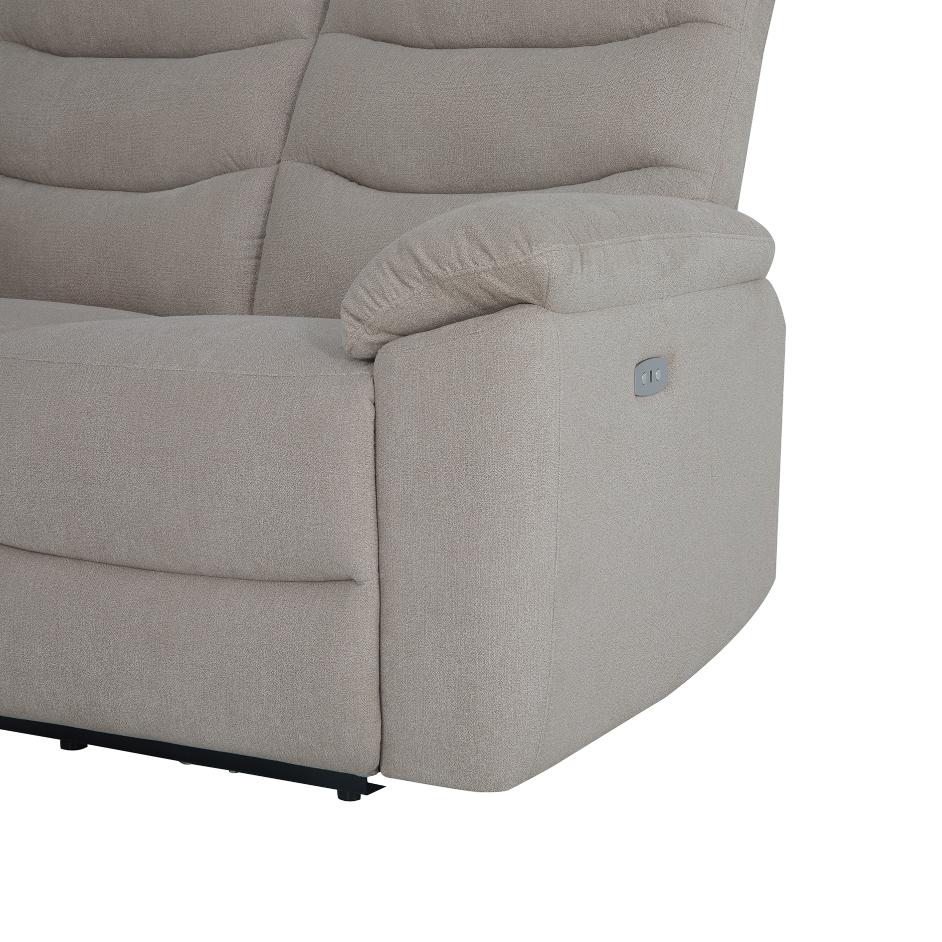 2,5-Sitzer-Sofa - beige - elektrische Relaxfunktion