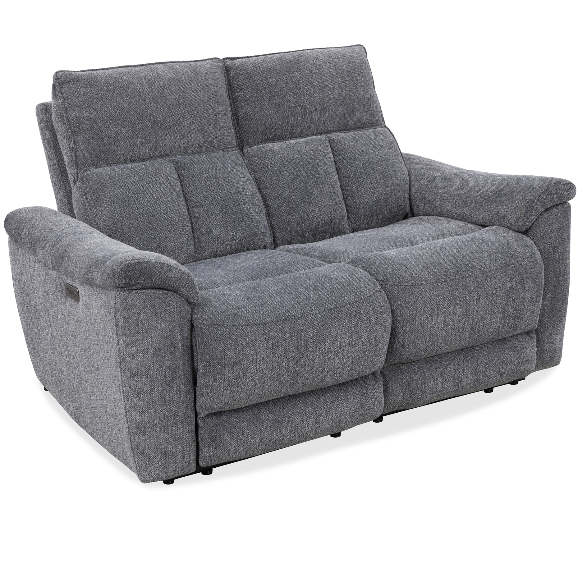2-Sitzer-Sofa - anthrazit - Webstoff - elektrische Relaxfunktion