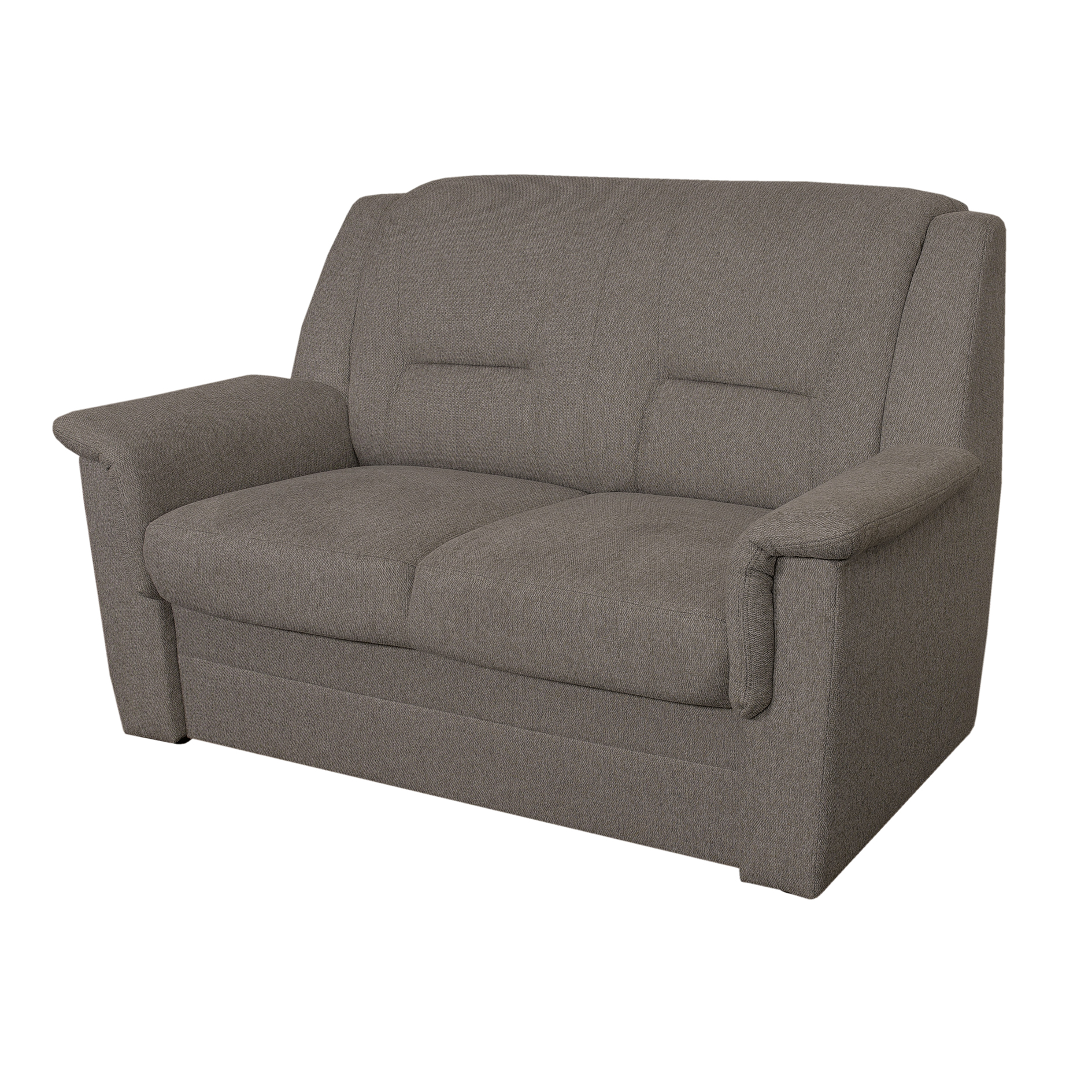 2-Sitzer-Sofa - braun - Webstoff - 152 cm