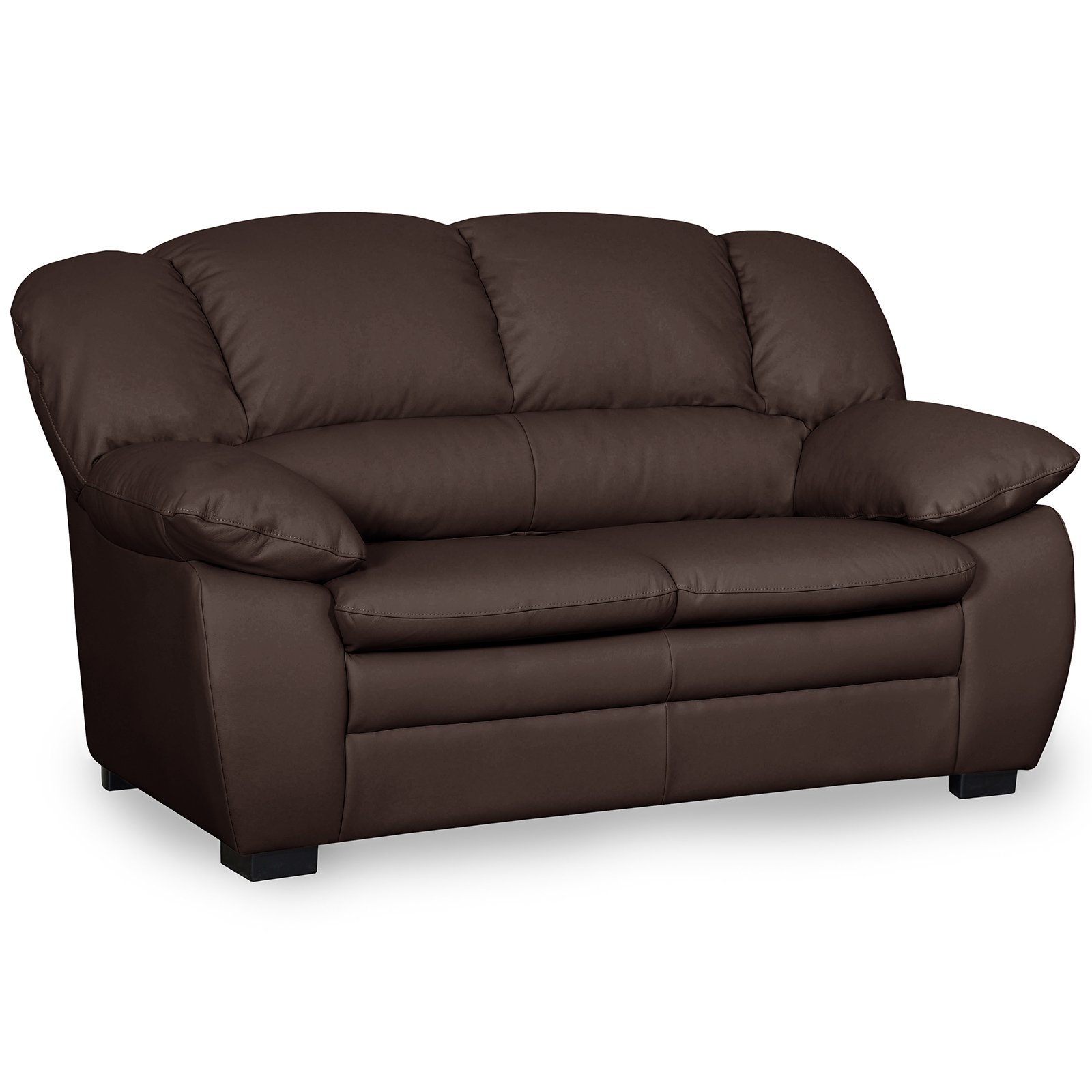 2-Sitzer-Sofa - coffee - Kunstleder