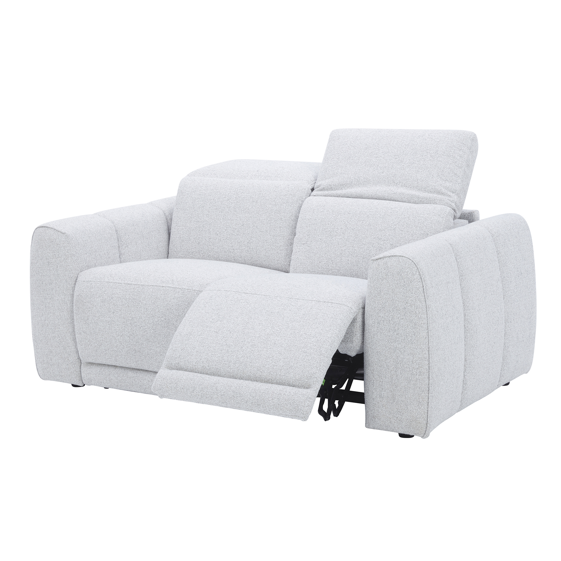 2-Sitzer-Sofa - grau - 2x elektrische Relaxfunktion