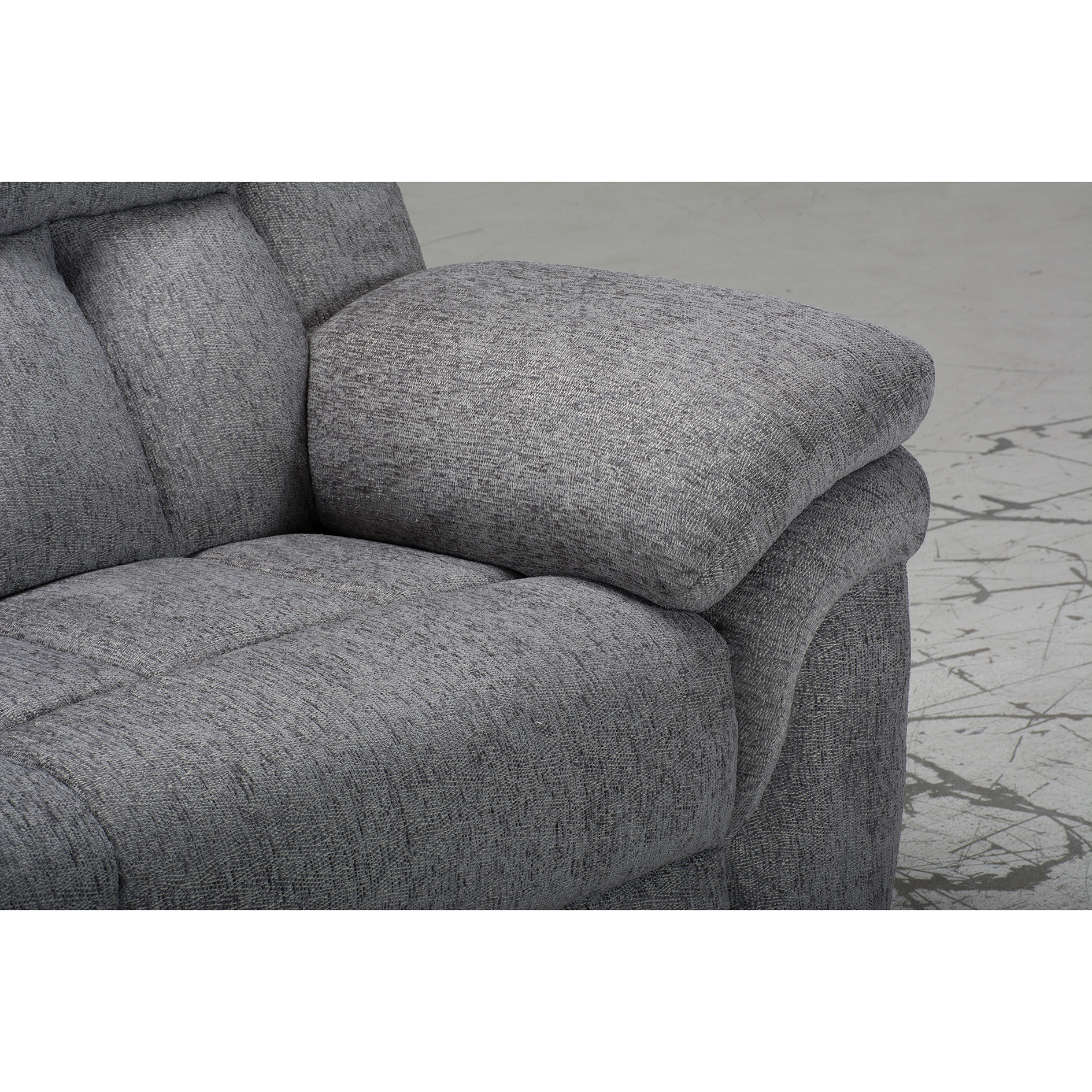 2-Sitzer-Sofa - grau - elektrische Relaxfunktion
