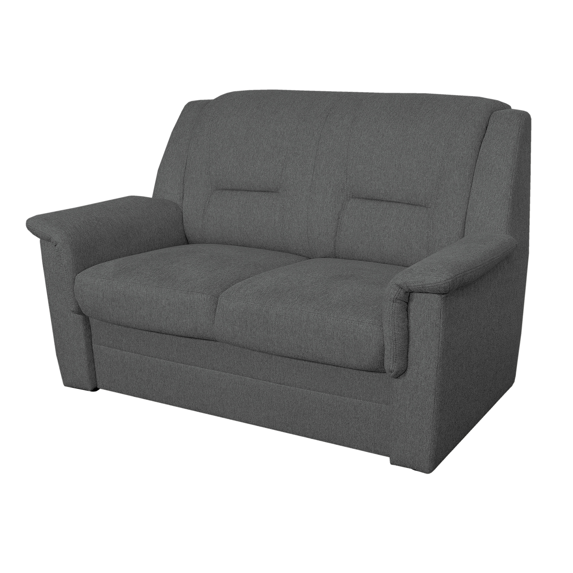 2-Sitzer-Sofa - grau-grün - Webstoff - 152 cm
