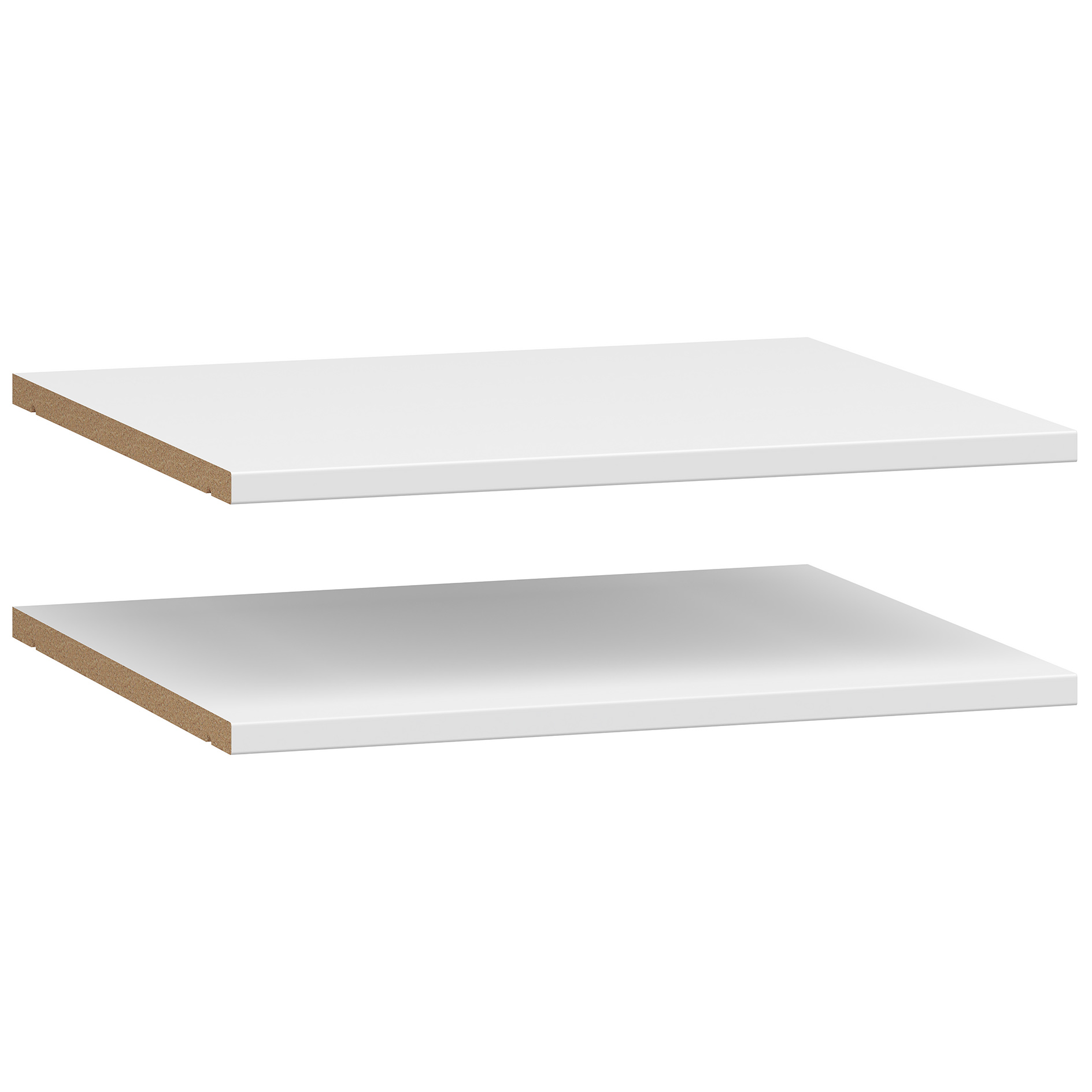 2-teiliges Einlegeboden-Set - weiß - 42 cm