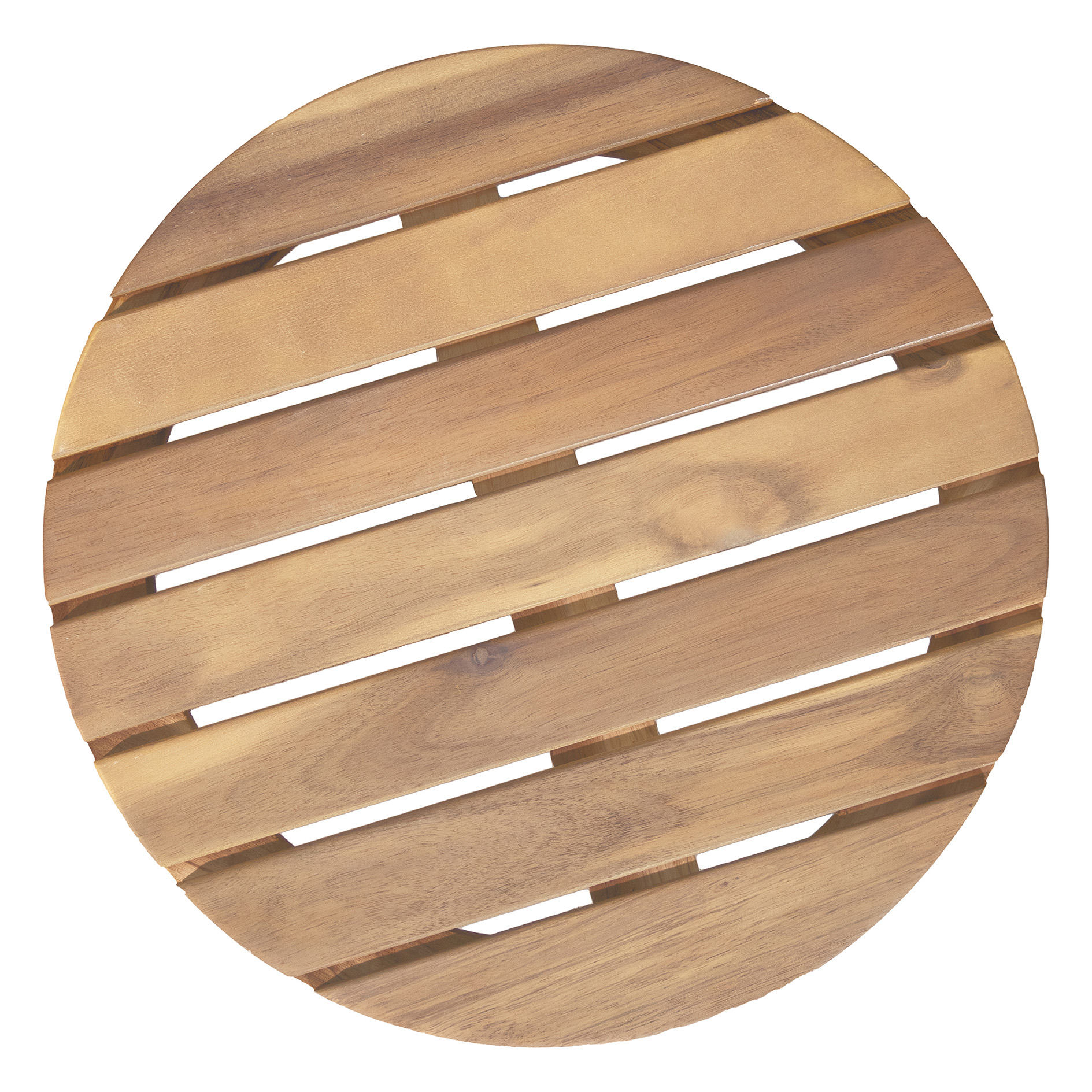 2-teiliges Gartentisch-Set - naturfarben - Holz