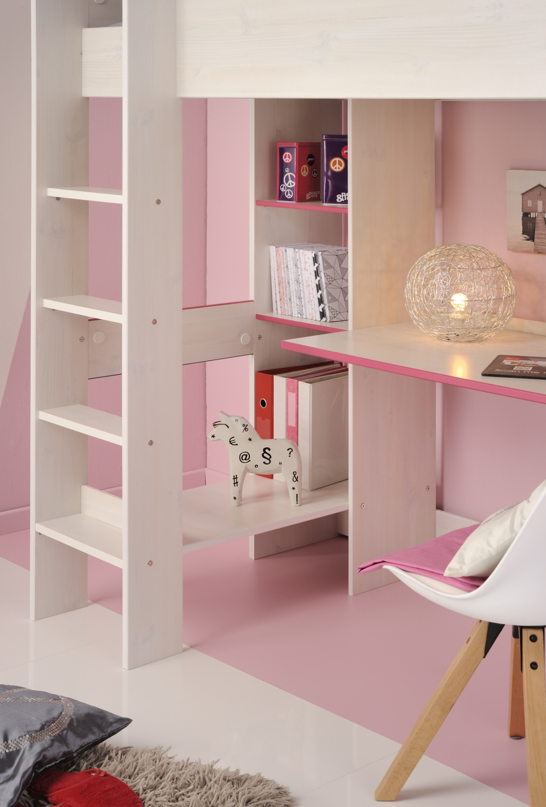 2-teiliges Kinderzimmer-Set SMOOZY - weiß 