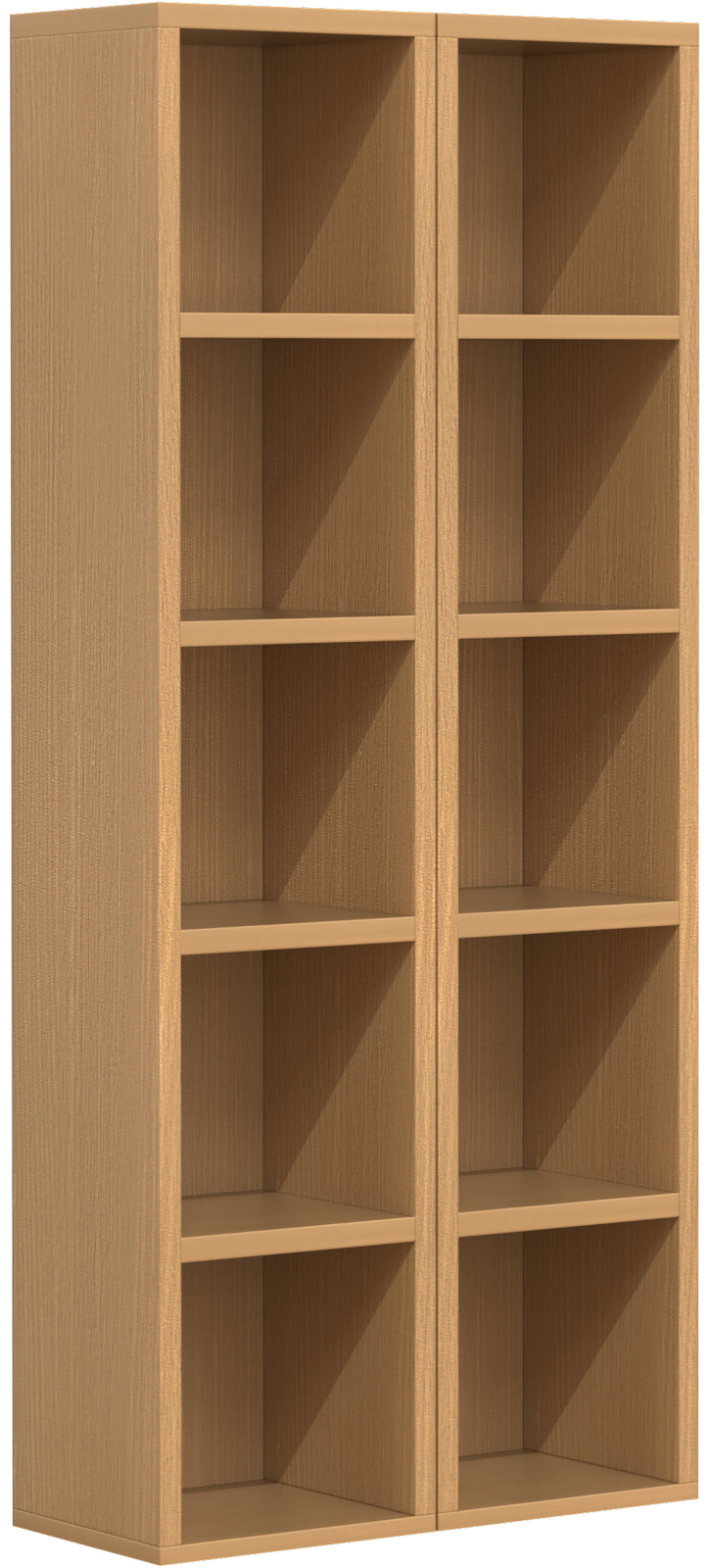 2-teiliges Regal-Set MEGOSA S - Buche - 40 cm breit