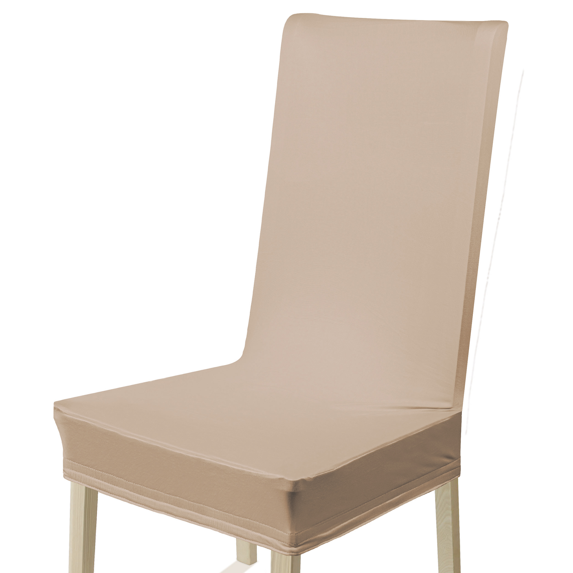 2-teiliges Stuhlhussen-Set - kitt - 60x40 cm