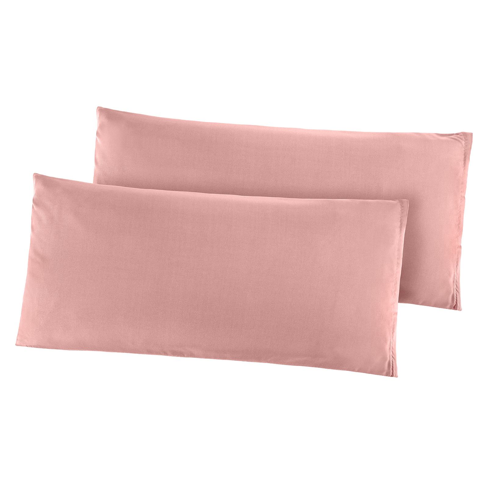 2er-Pack Kissenbezüge - altrosa - 80x40 cm