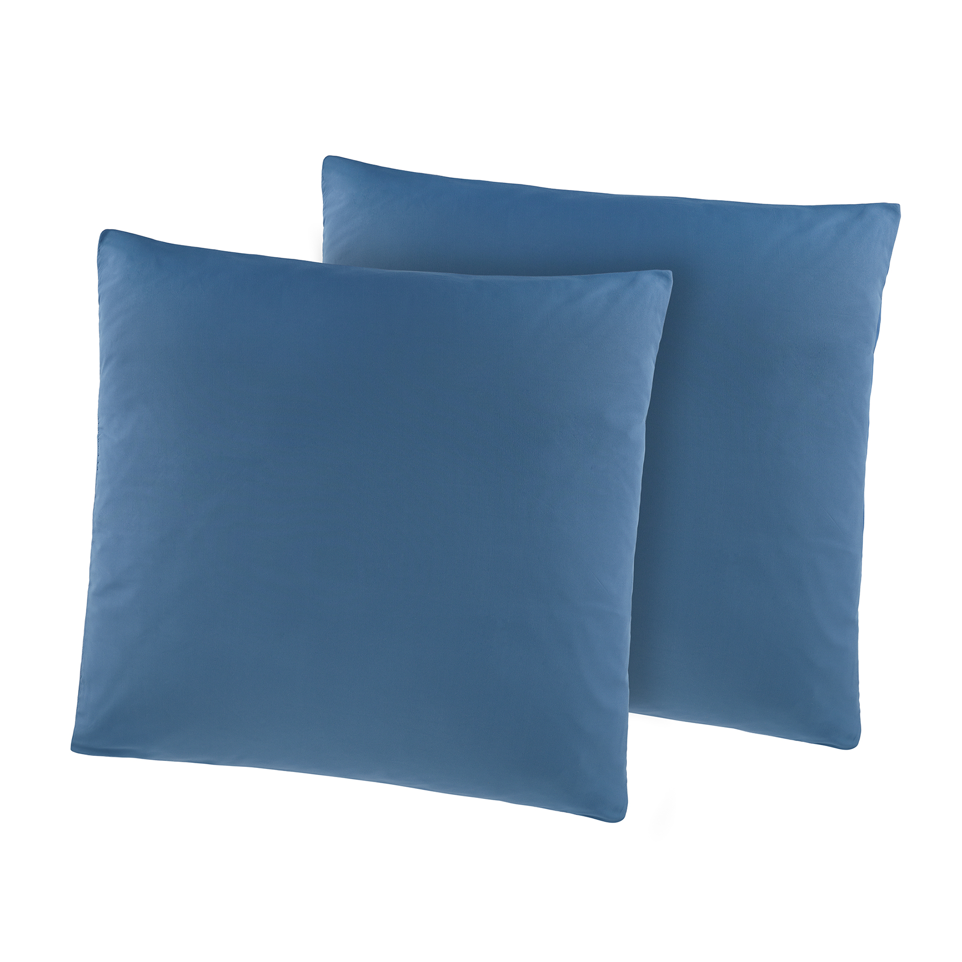 2er-Pack Kissenbezüge - blau - 40x40 cm
