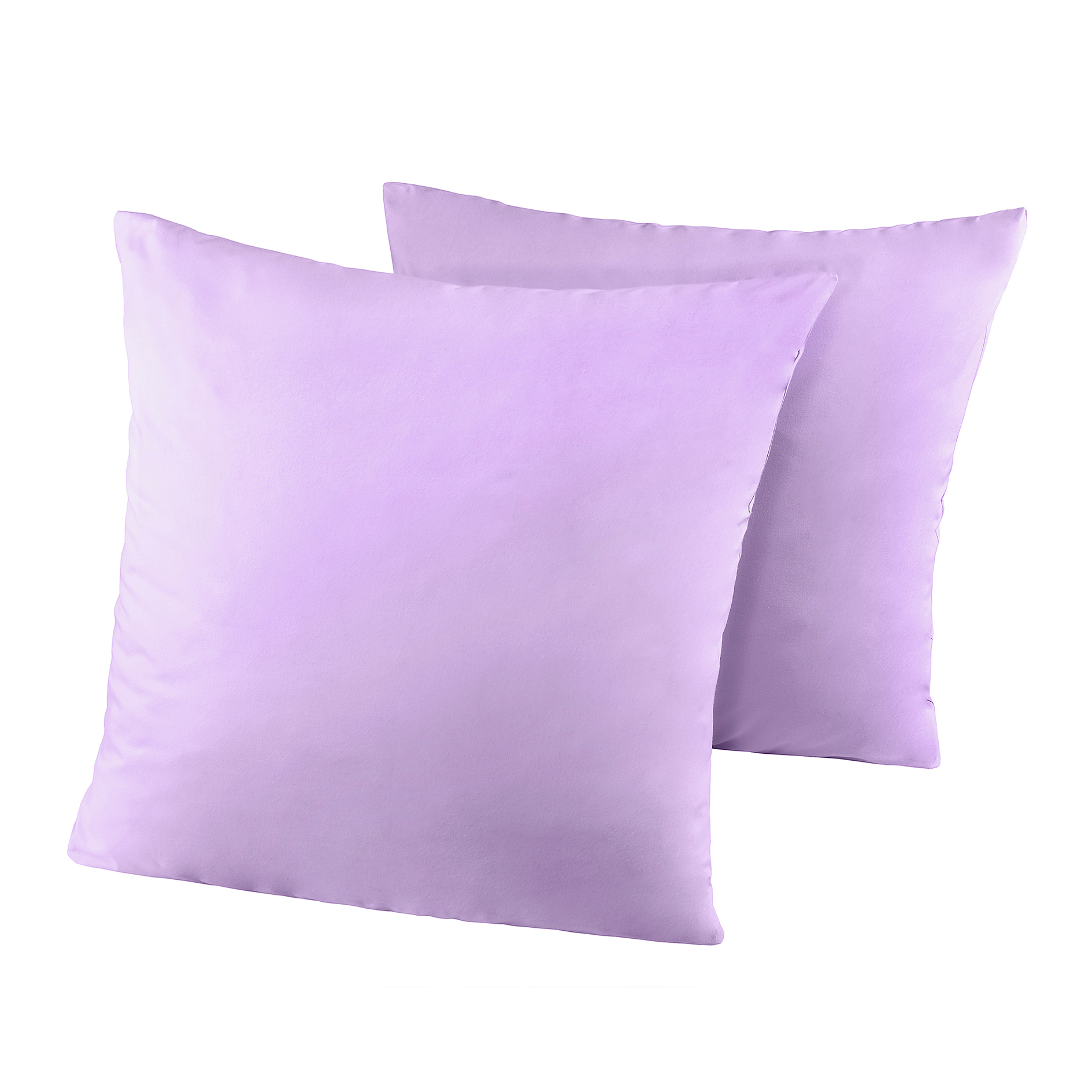 2er-Pack Kissenbezüge - flieder - 40x40 cm
