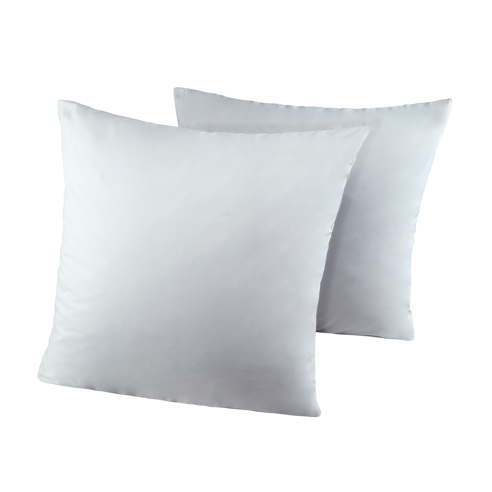 2er-Pack Kissenbezüge - silber - 40x40 cm