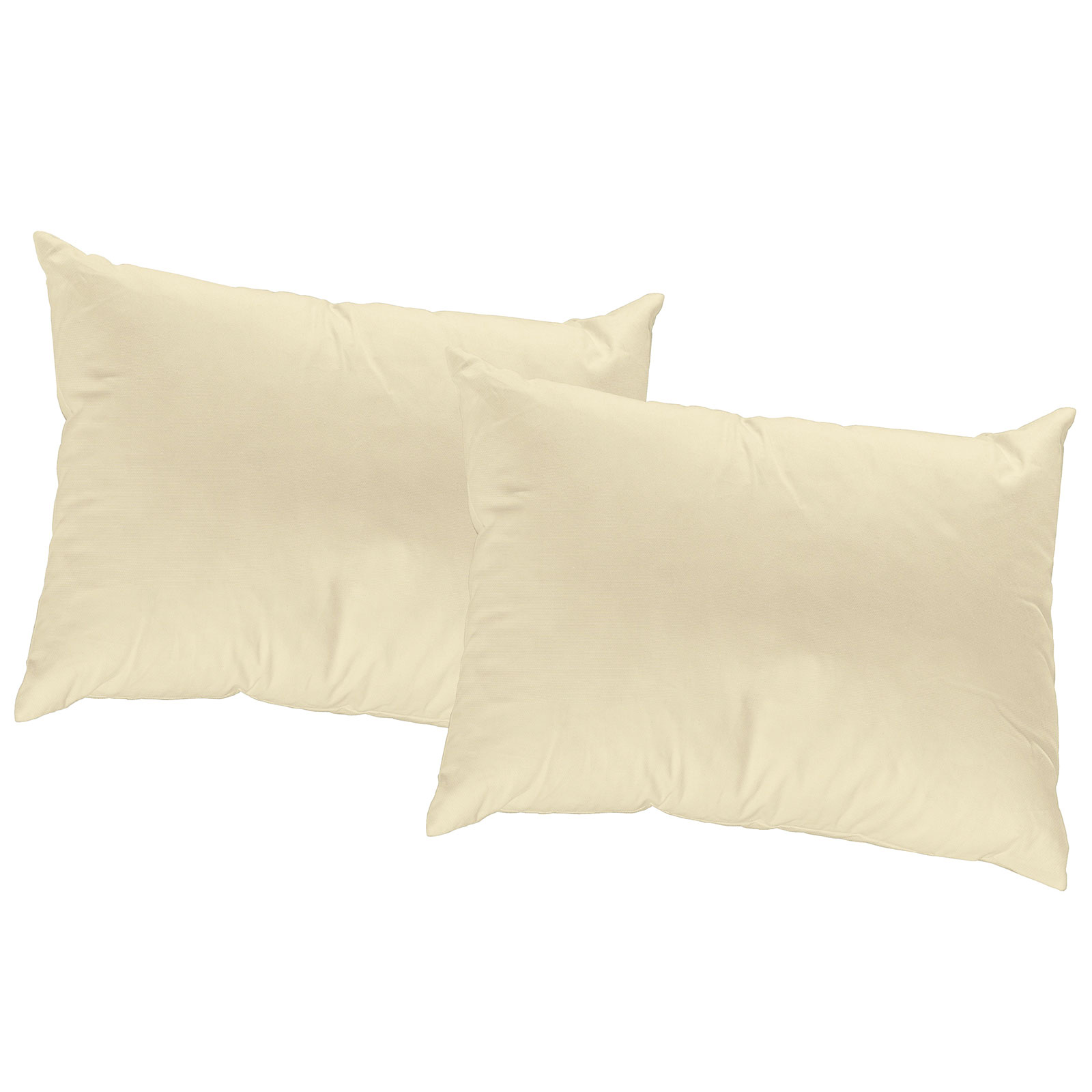 2er Pack Kissenhülle WIRTHNATUR - beige - 60x40 cm