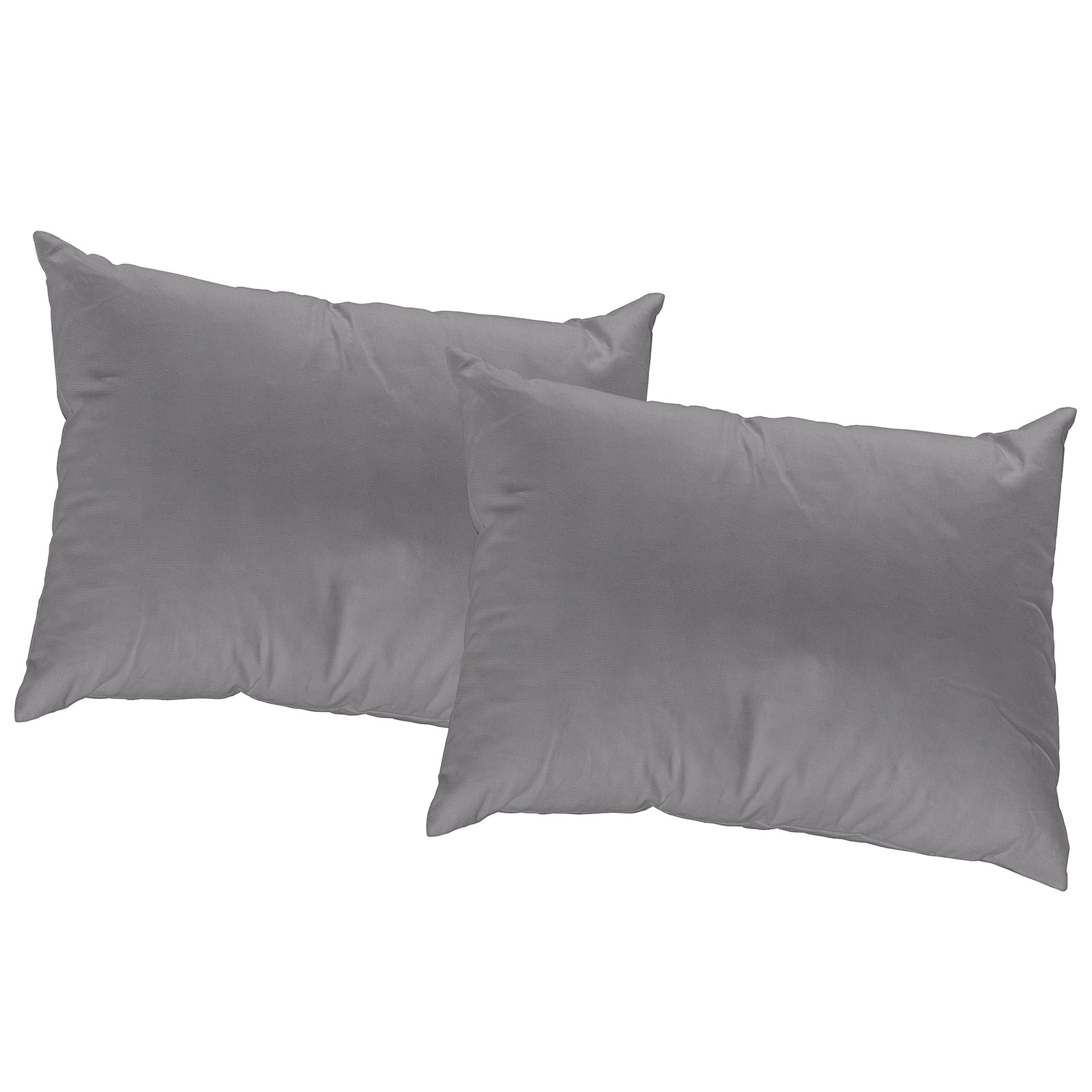2er Pack Kissenhülle WIRTHNATUR - dunkelgrau - 60x40 cm