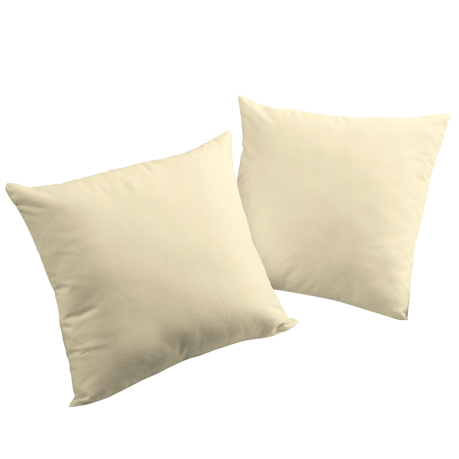 2er Pack Kissenhüllen WIRTHNATUR - beige - 50x50 cm