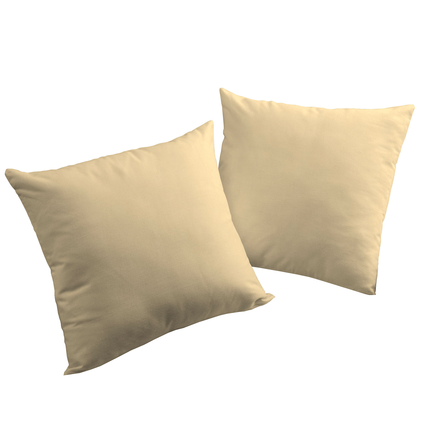 2er Pack Kissenhüllen WIRTHNATUR - taupe - 50x50 cm