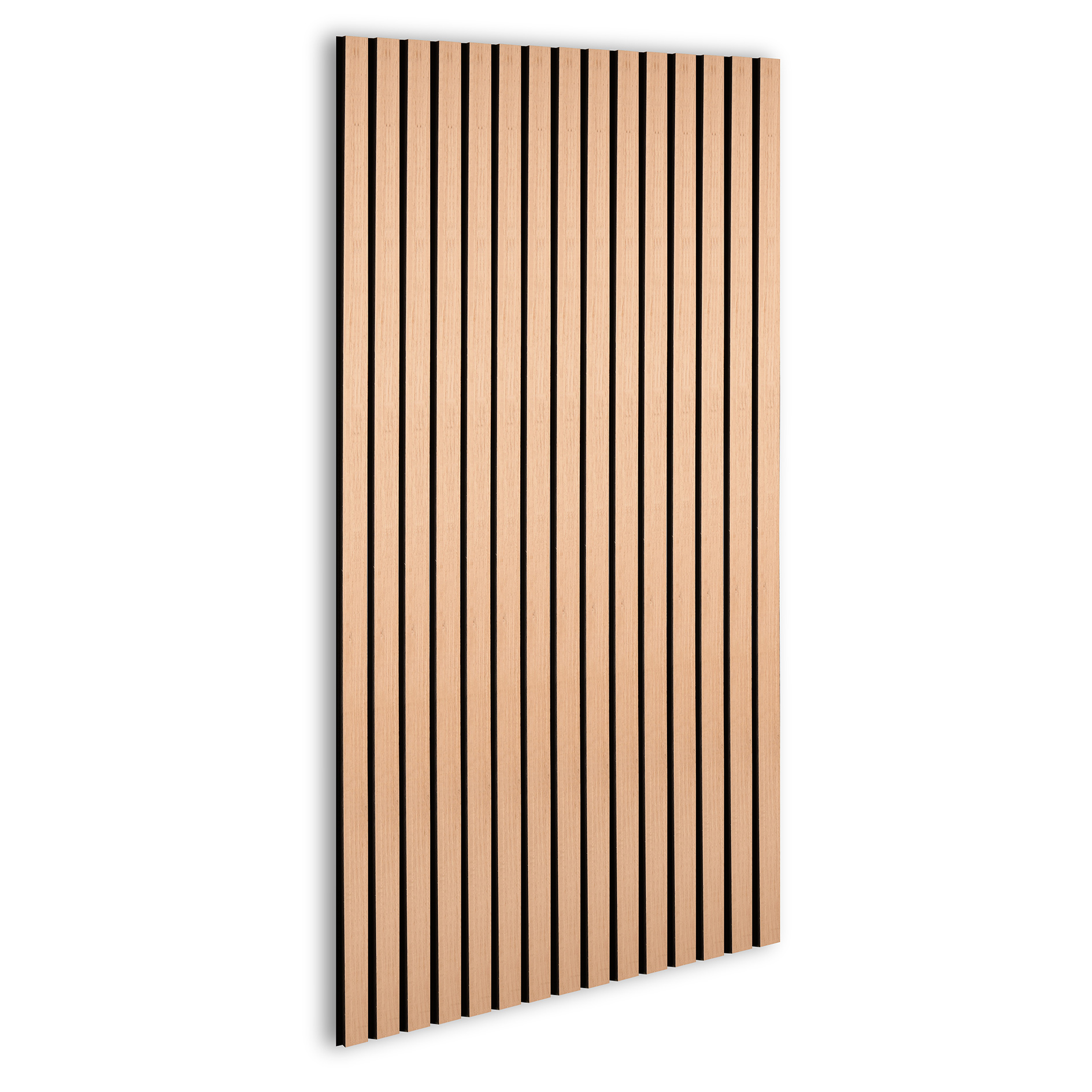 2er-Set Akustikpaneele - Artisan Eiche - Filz schwarz - 61x120 cm