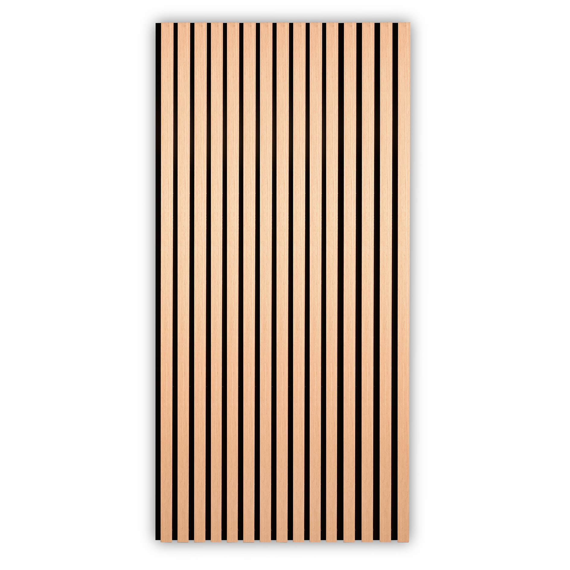 2er-Set Akustikpaneele - Artisan Eiche - Filz schwarz - 61x120 cm