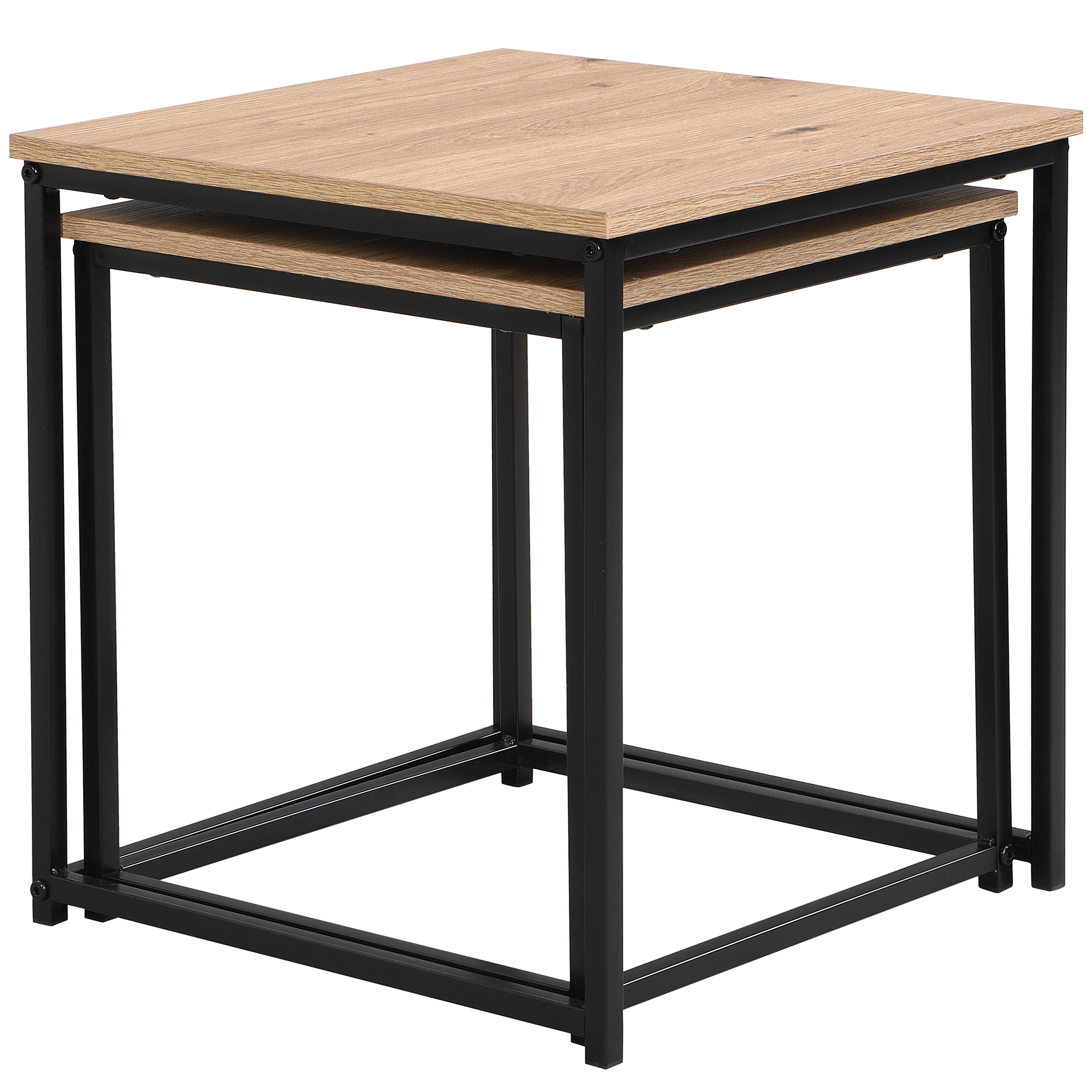 2er-Set Couchtisch - Artisan Eiche - 38 cm