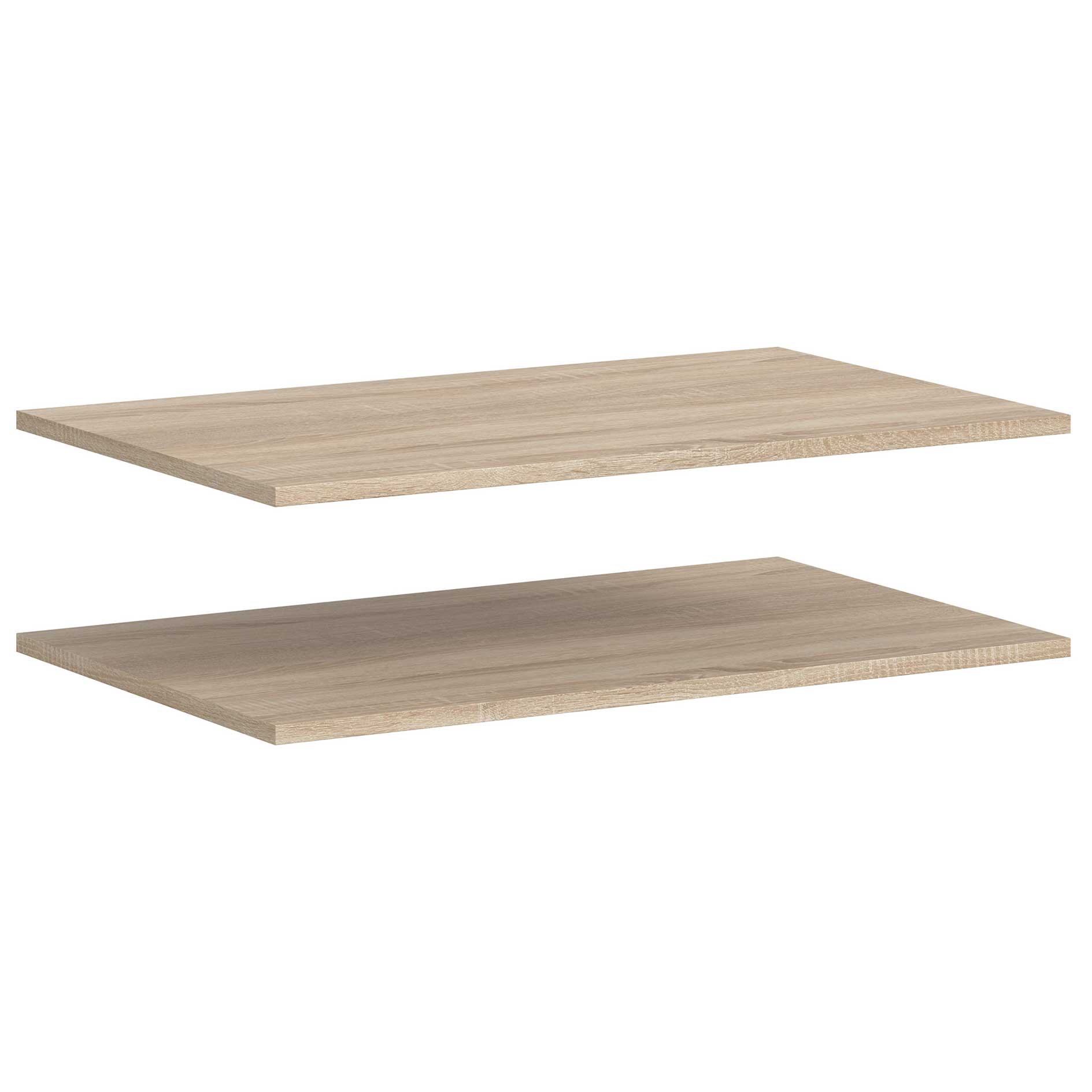 2er-Set Einlegeböden - Sonoma Eiche - 78 cm breit
