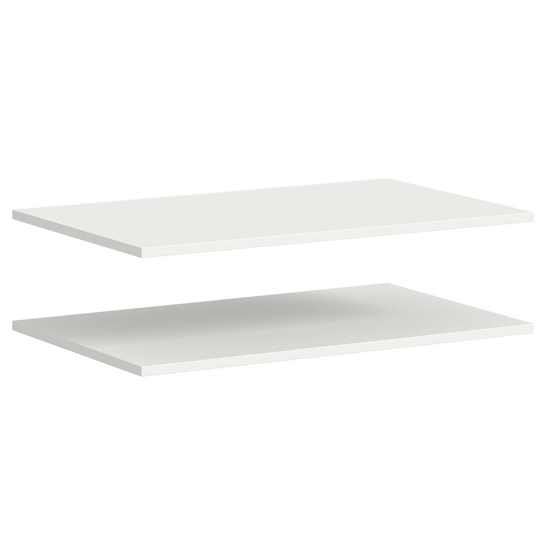 2er-Set Einlegeböden - weiß - 77 cm breit