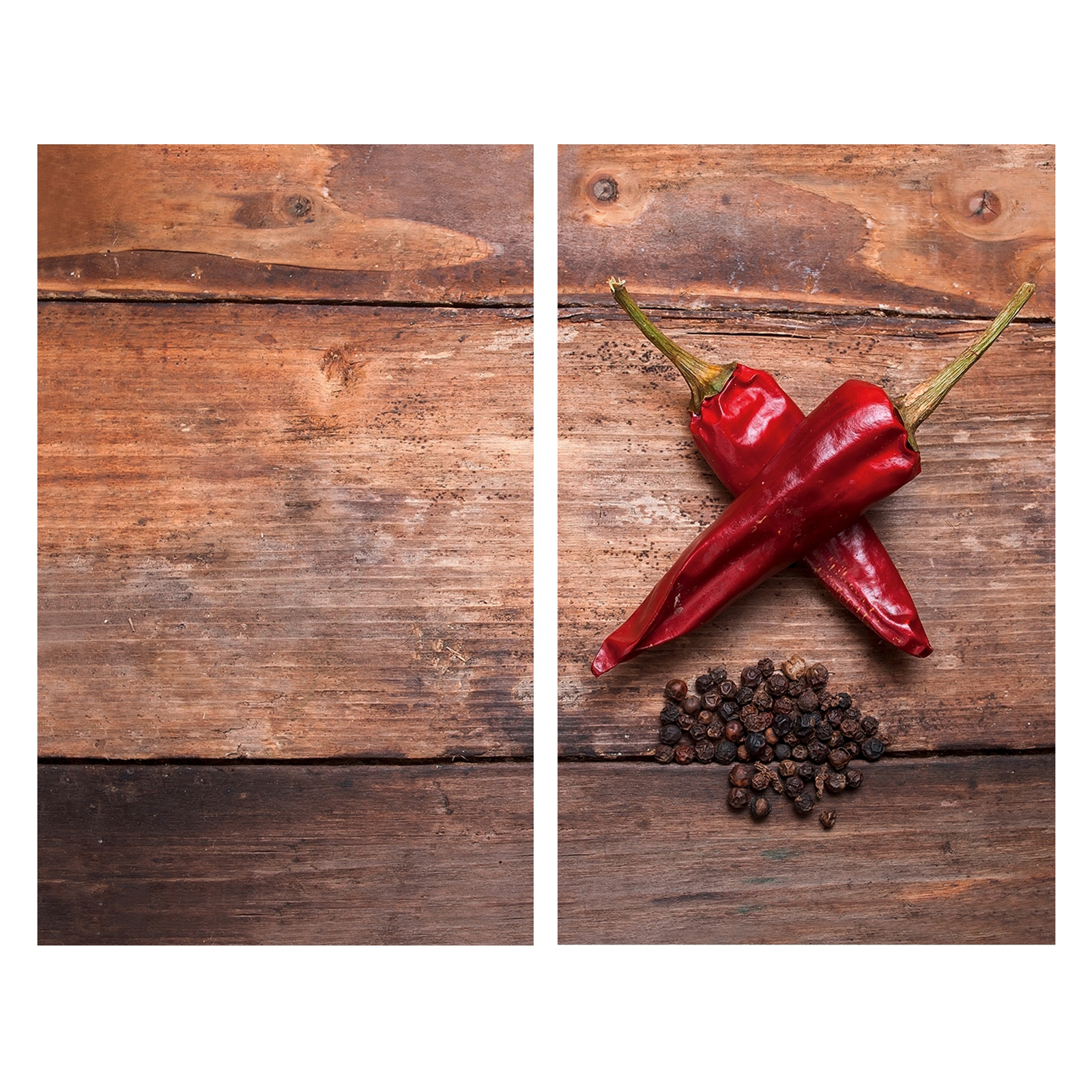 2er-Set Glasabdeckplatten - bunt - Pepper