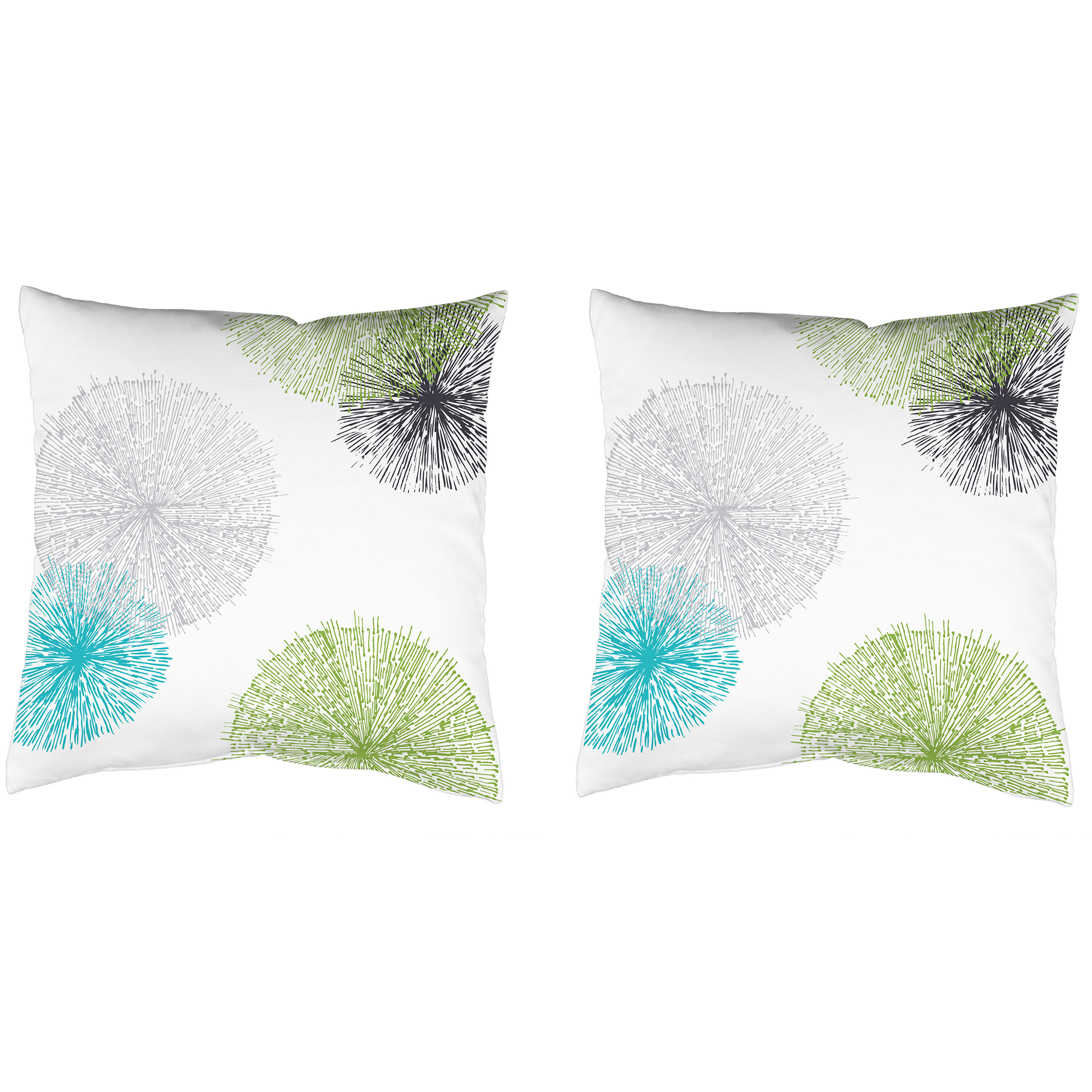 2er-Set Kissenhüllen SCOPPIO - grün - 50x50 cm
