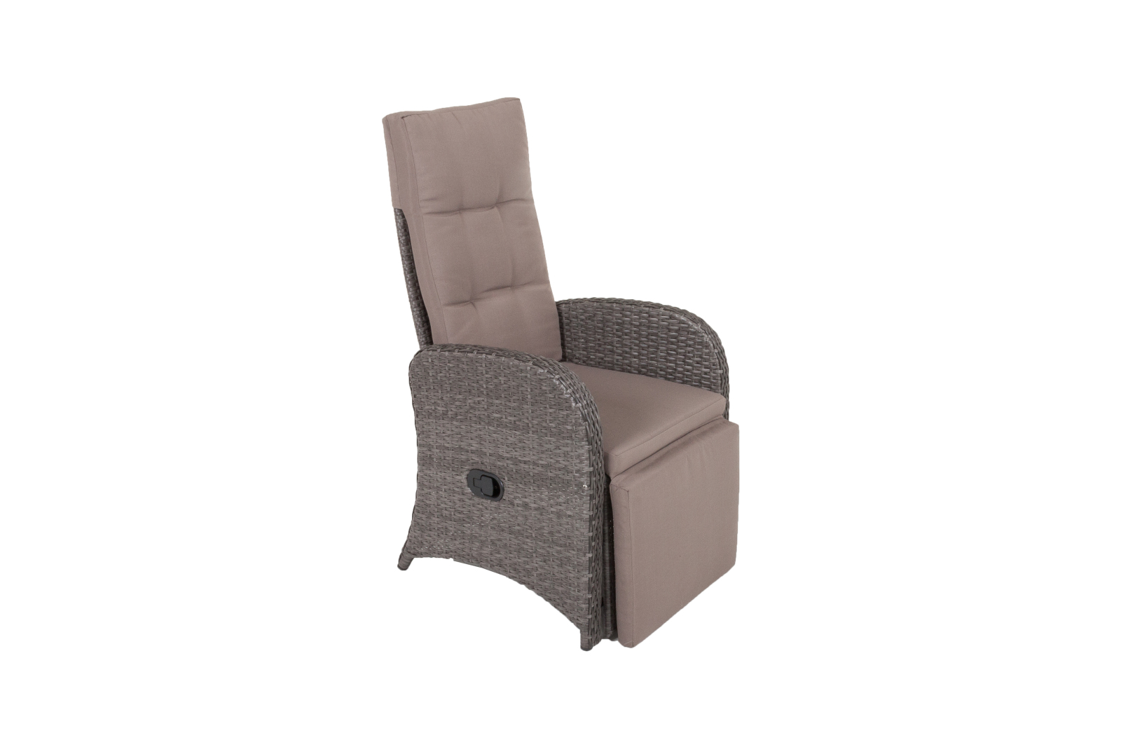 2er-Set Relaxsessel SALERNO - grau - mit Auflagen
