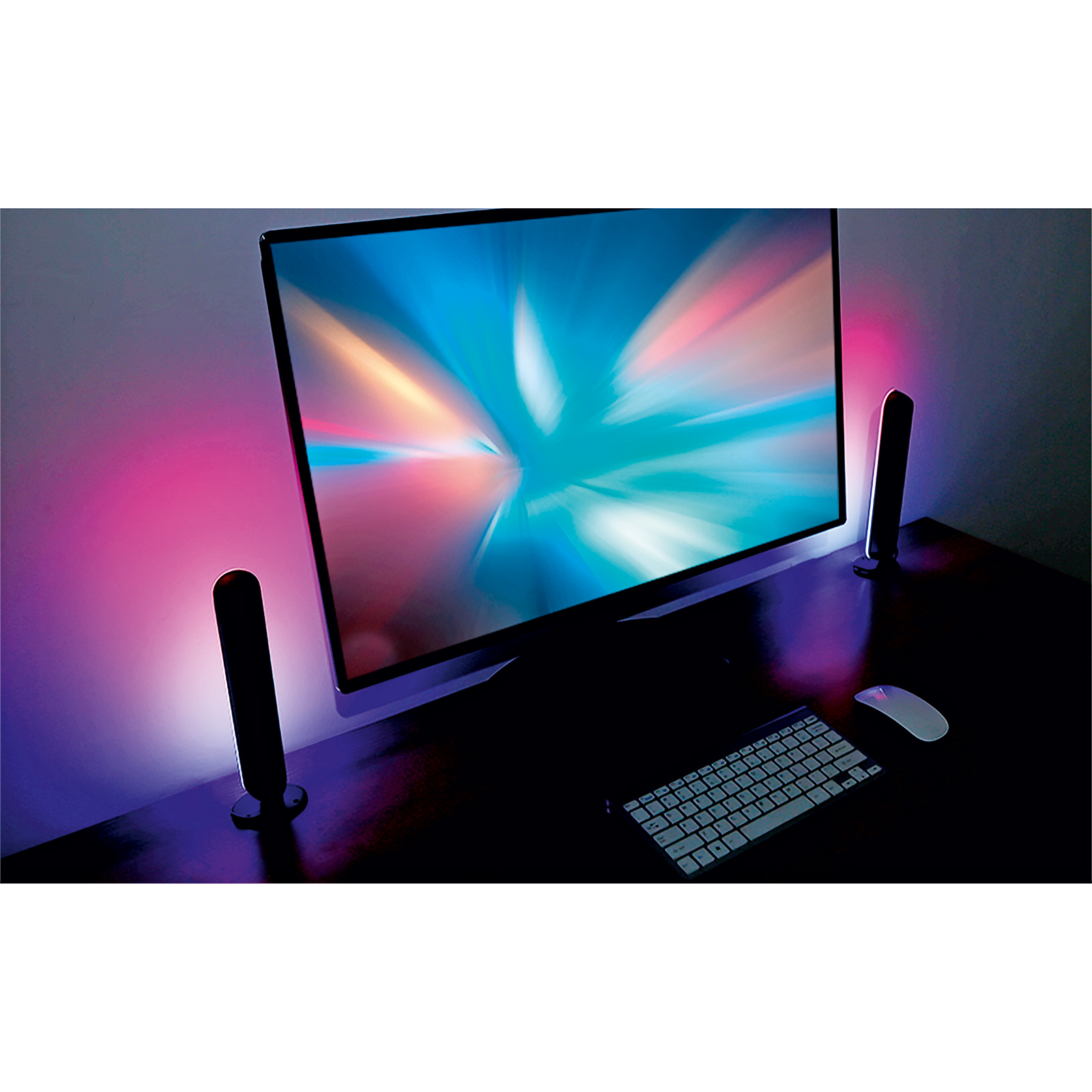 2er-Set SMART-LED-RGB-Lightbar - dimmbar - per App-steuerbar