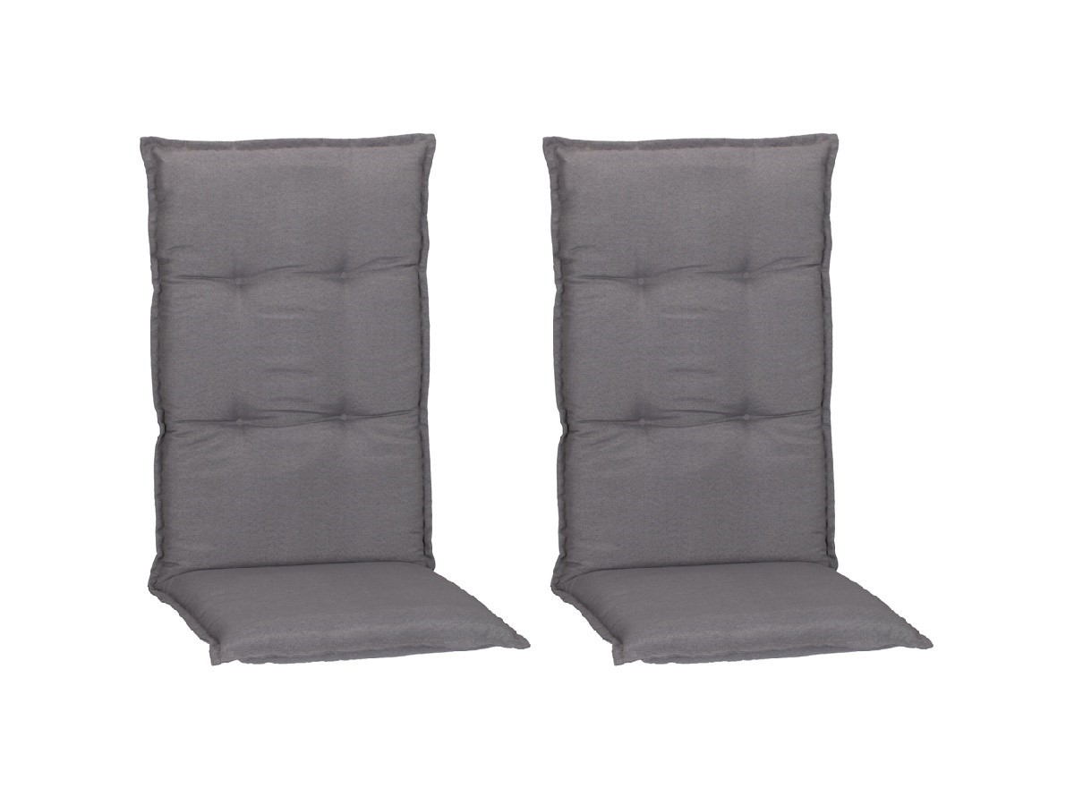 2x Saumauflage Hochlehner - hellgrau - 46x118 cm