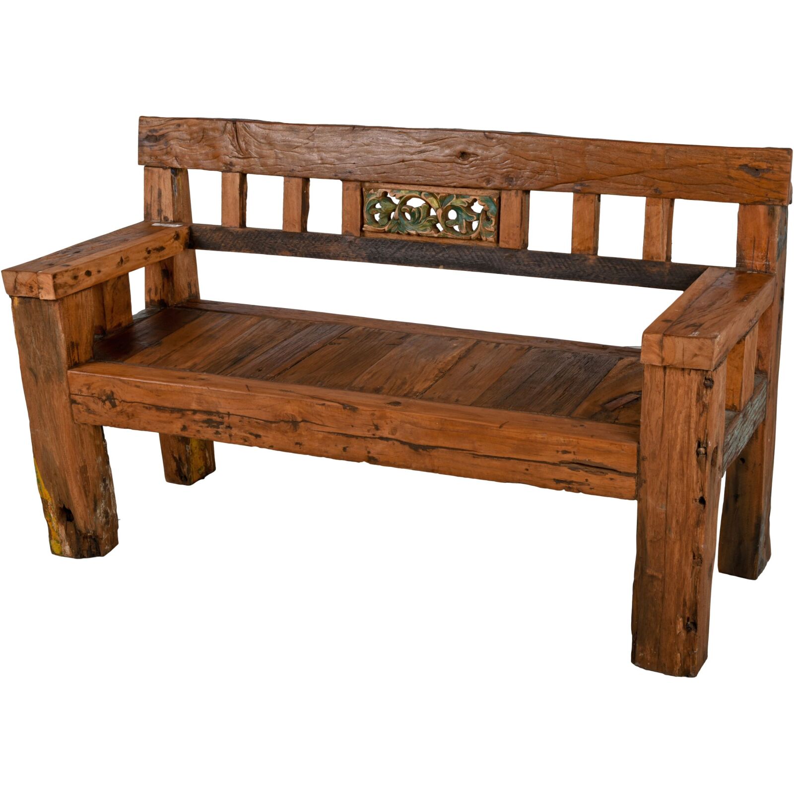 3-Sitzer-Bank SUMBA - natur - Teak massiv - 150 cm
