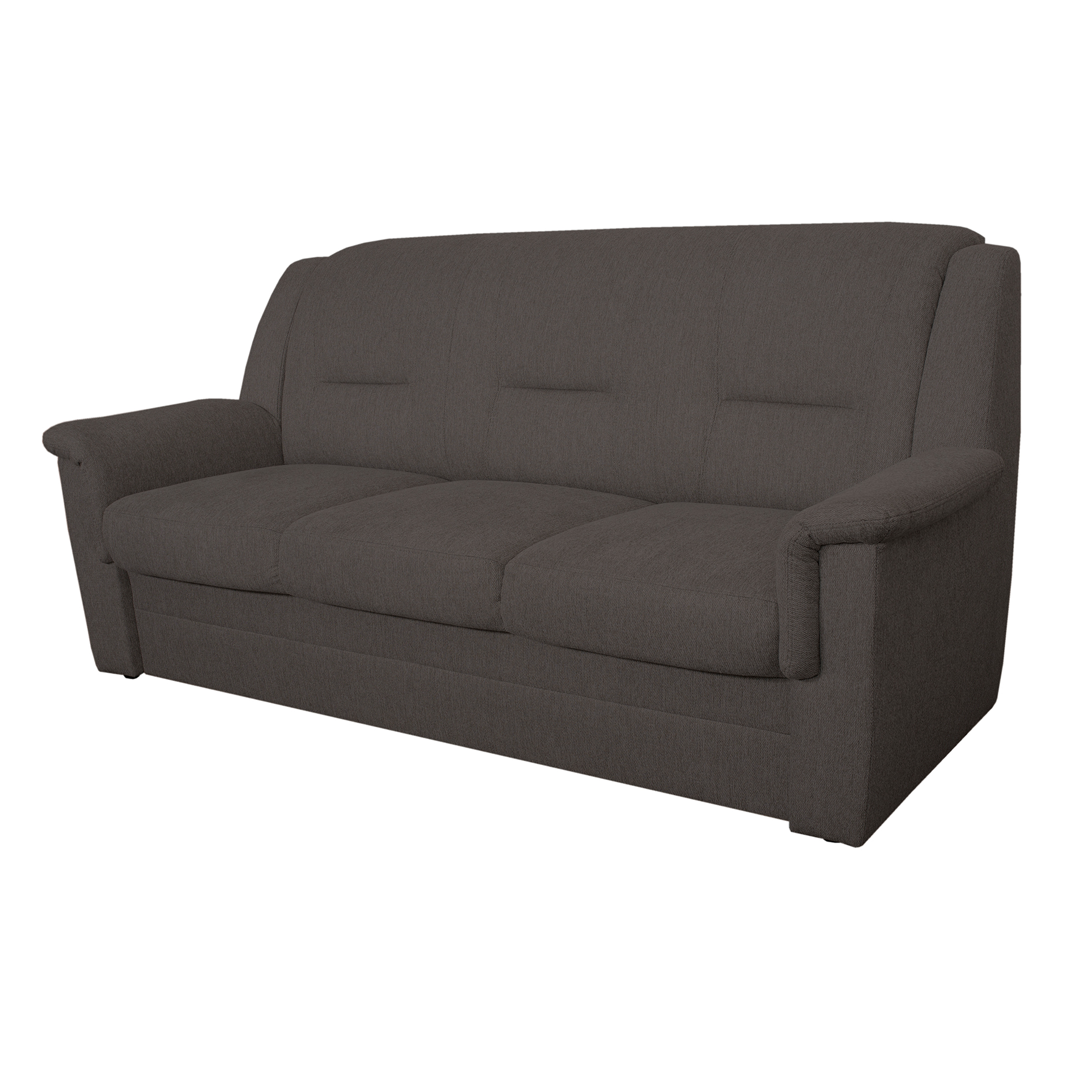 3-Sitzer-Sofa - anthrazit - Webstoff - 209 cm