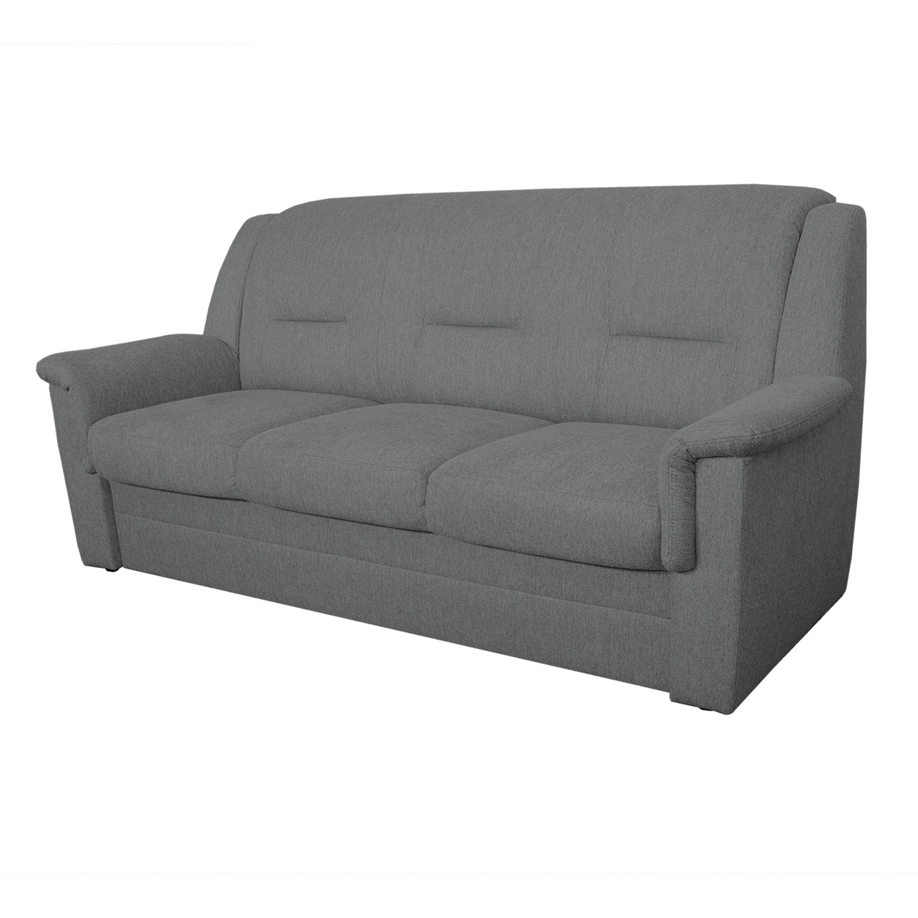 3-Sitzer-Sofa - grau-grün - Webstoff - 209 cm