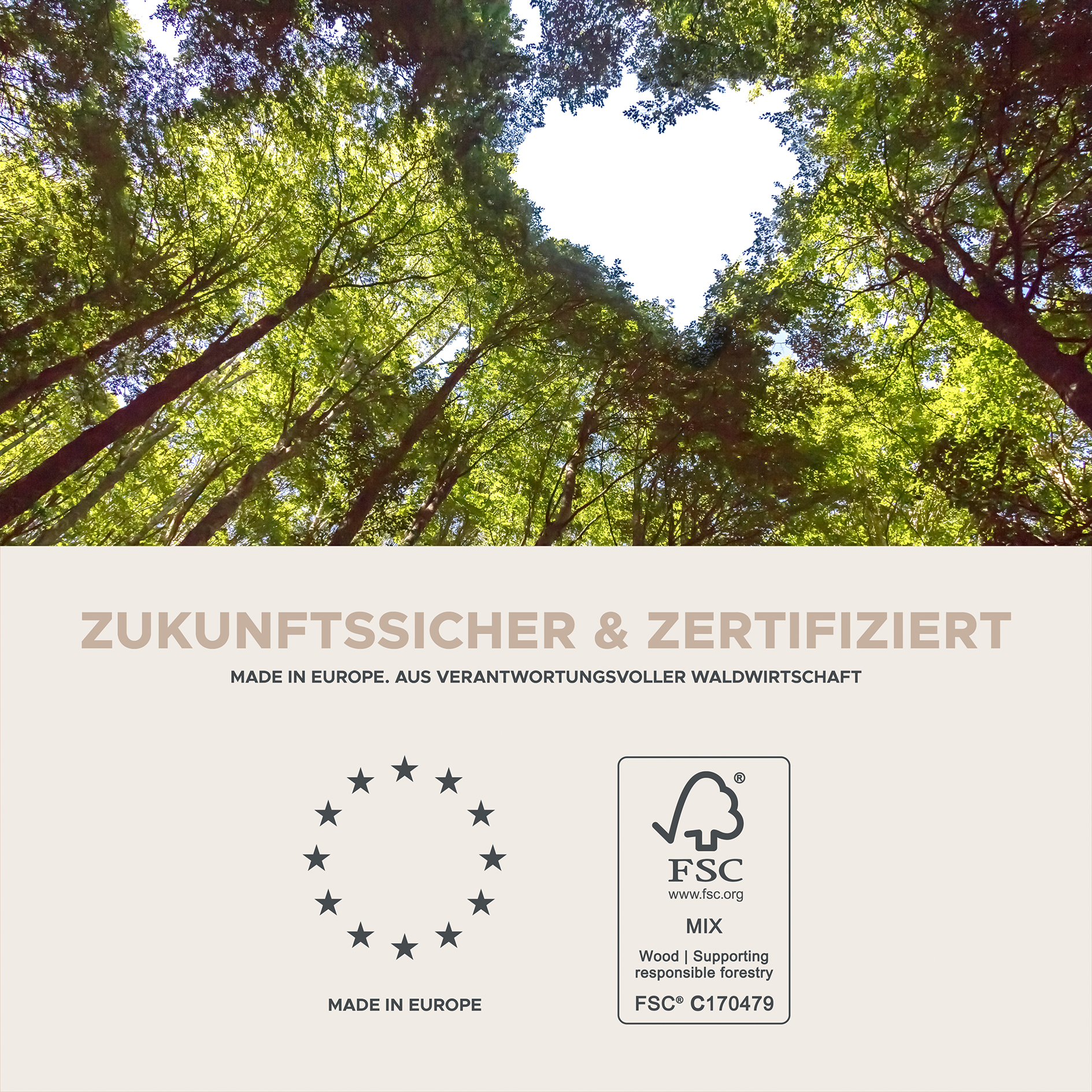 3-teilige Garderobenkombination STATION - Evoke Oak - 191 cm breit