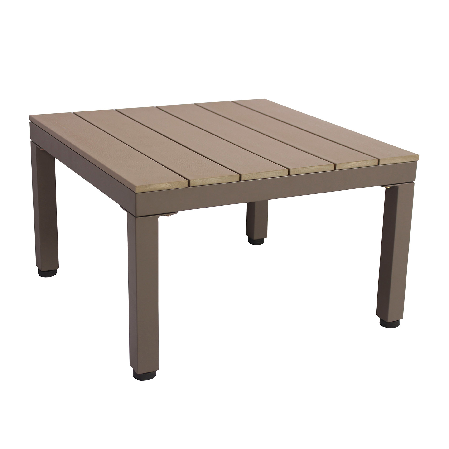 3-teilige Garten-Lounge - braun-beige - inklusive Kissen