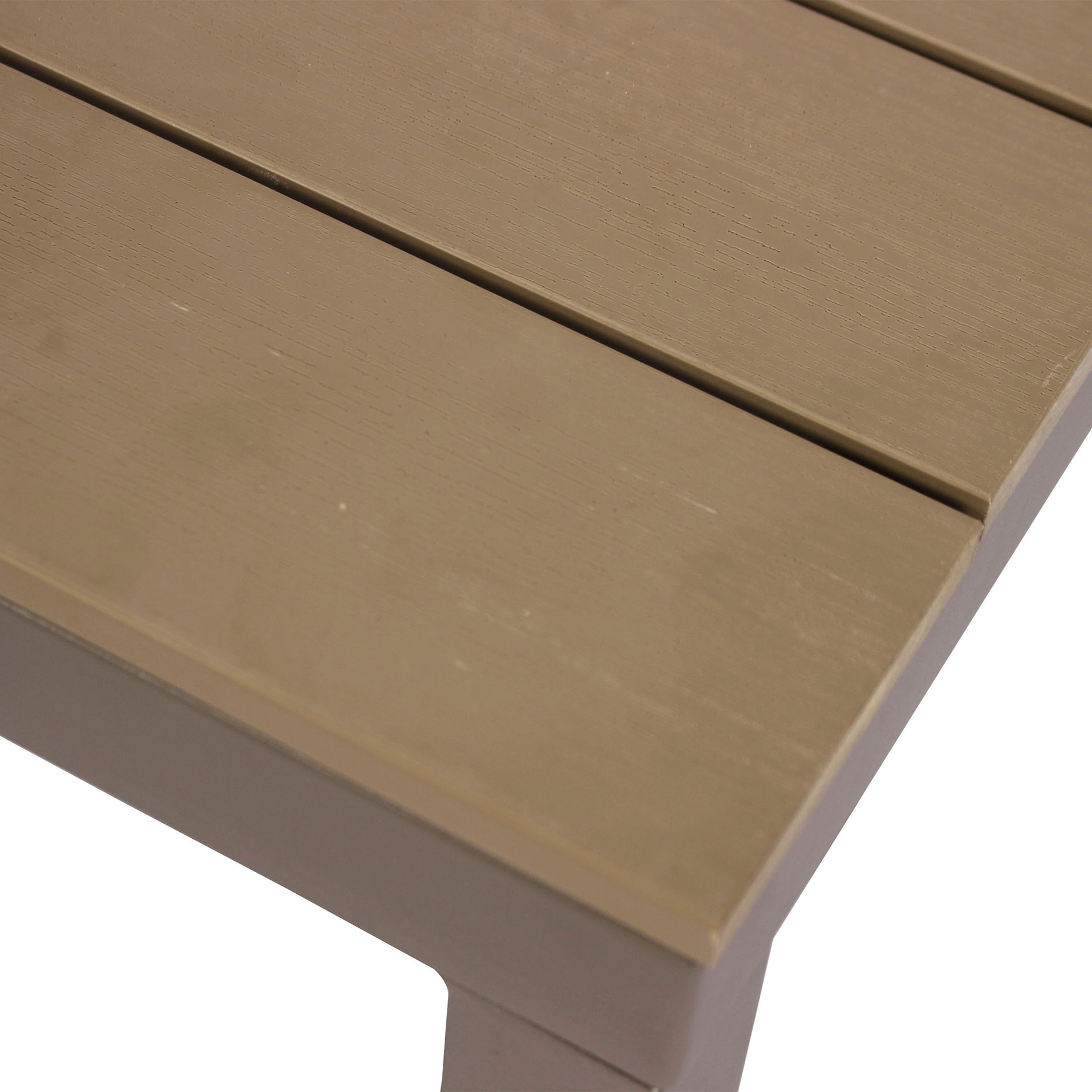 3-teilige Garten-Lounge - braun-beige - inklusive Kissen