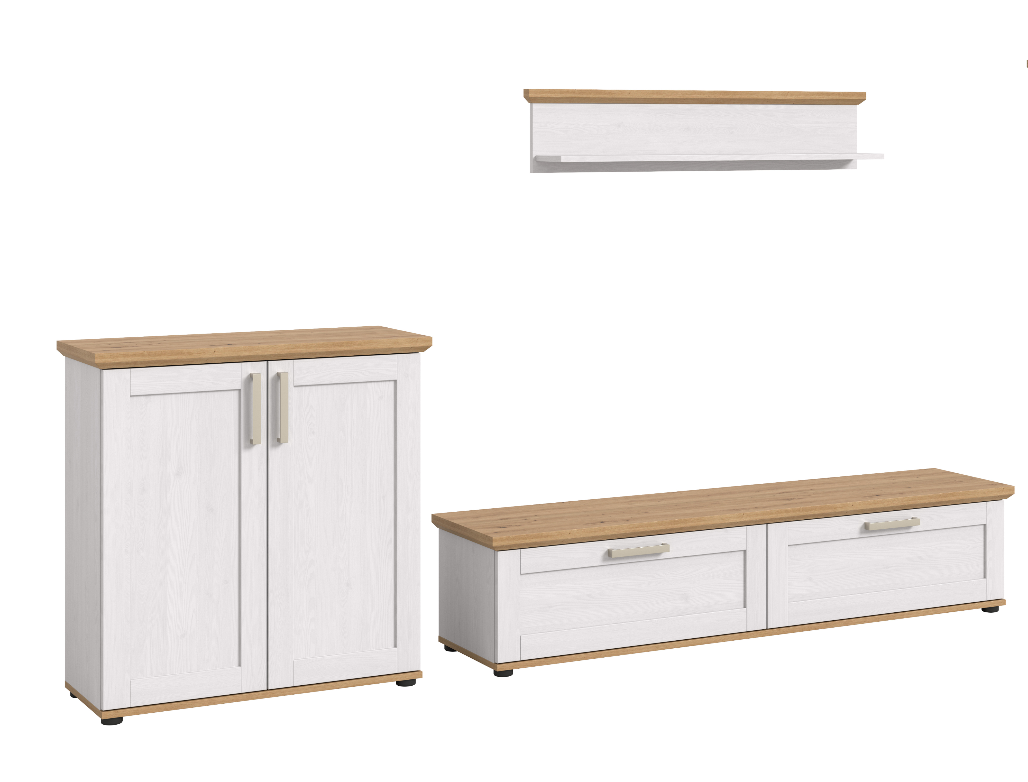 3-teilige Wohnkombination VERONA - Sibiu Lärche - Artisan Eiche