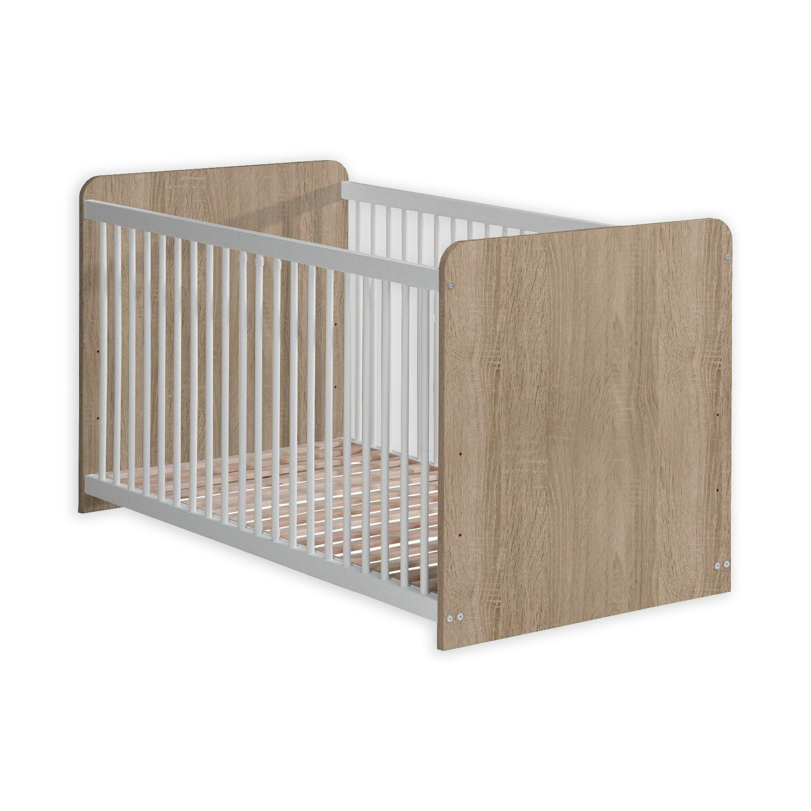 3-teiliges Babyzimmer-Set - Sonoma Eiche - weiß