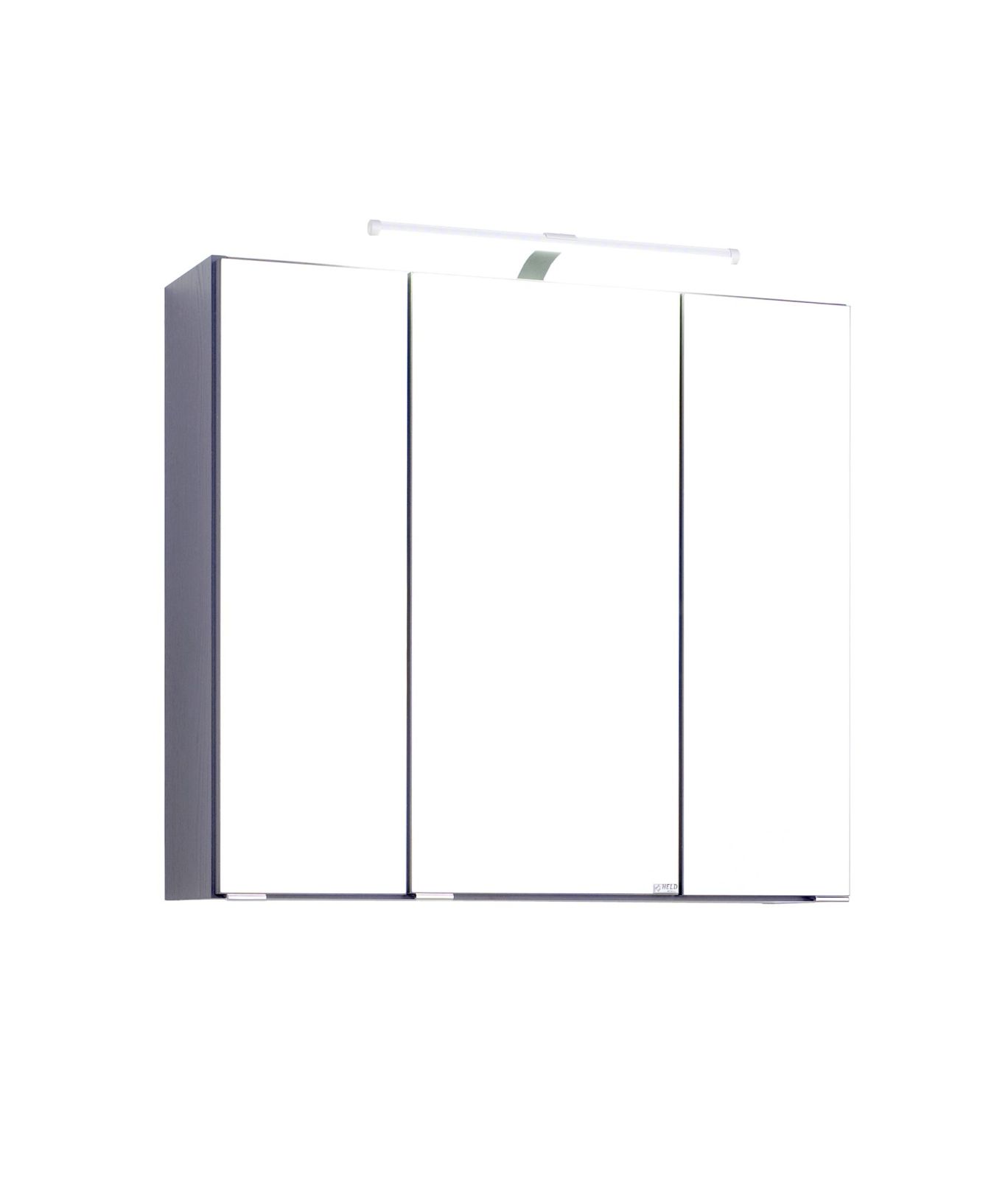 3D-Spiegelschrank BOLOGNA - grau - 70 cm breit