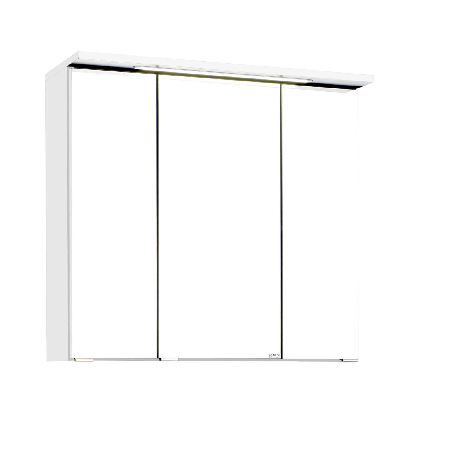 3D-Spiegelschrank BOLOGNA - weiß - 70 cm breit