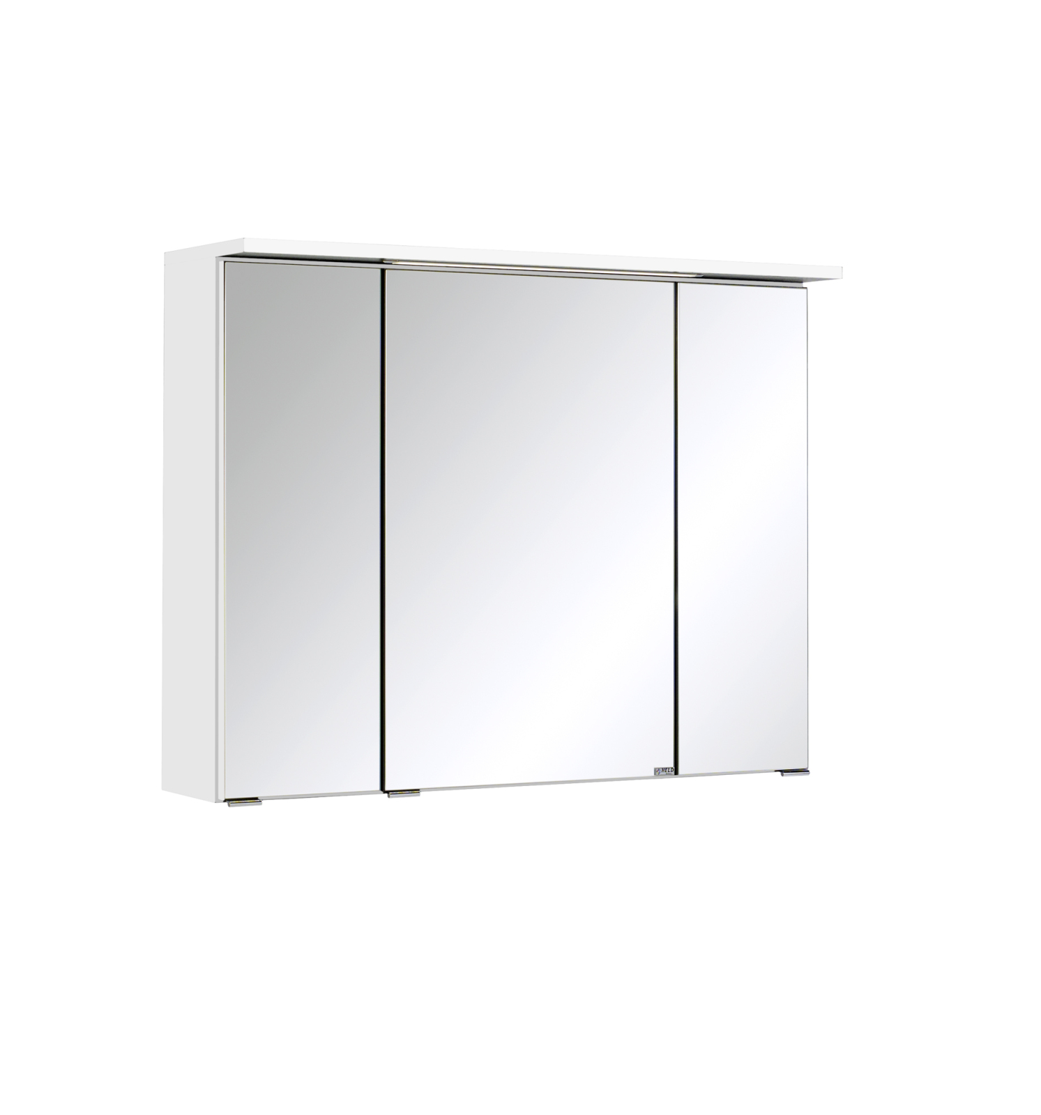 3D-Spiegelschrank BOLOGNA - weiß - 80 cm breit