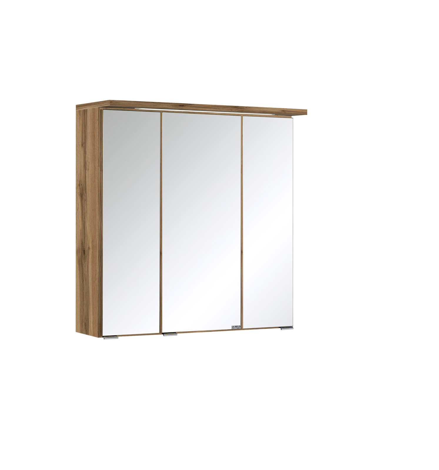 3D-Spiegelschrank BOLOGNA - Wotaneiche - 60 cm breit
