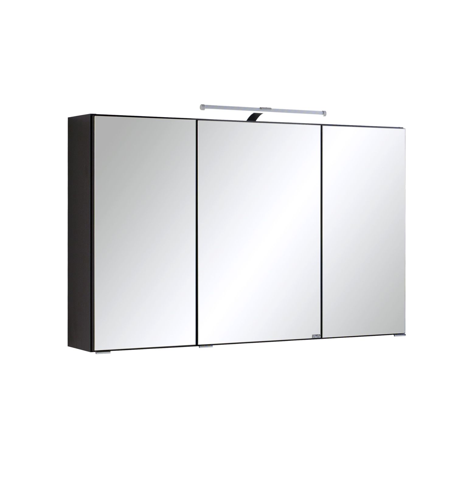 3D Spiegelschrank CARDIFF - graphitgrau - 100 cm