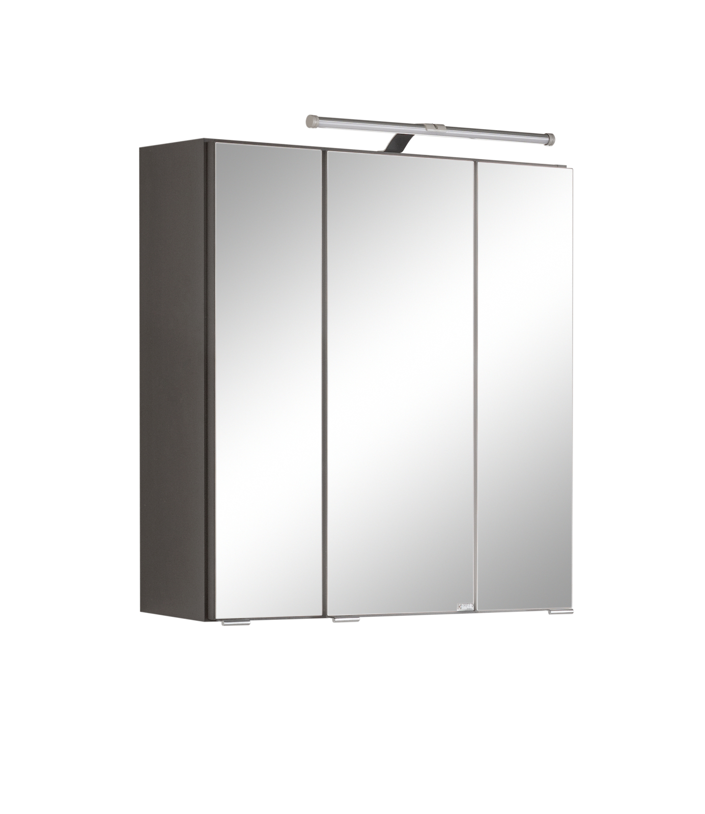 3D Spiegelschrank CARDIFF - graphitgrau - 60 cm